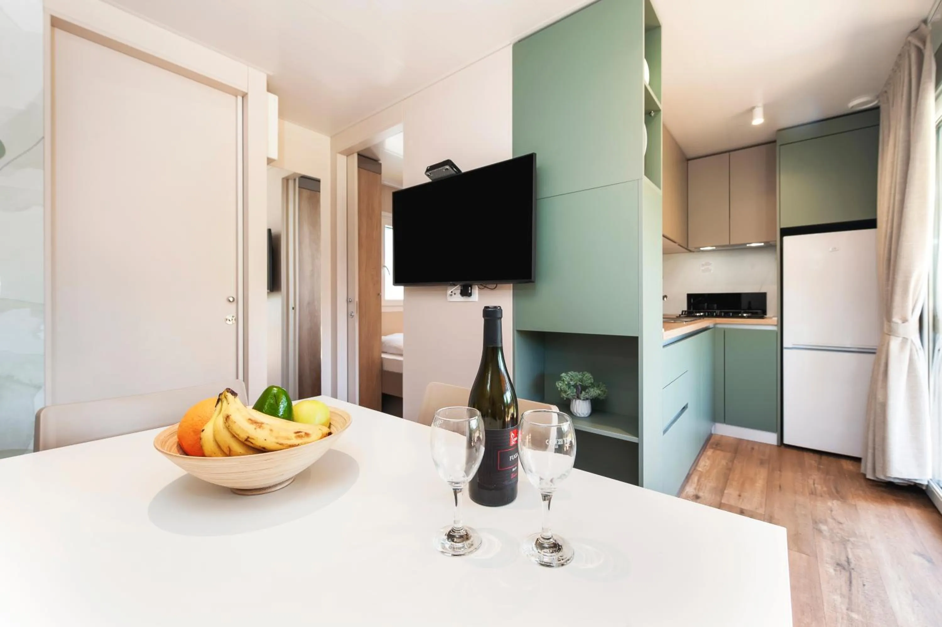 TV and multimedia in Glamping and Mobile Homes Lavanda - Holiday Centre Bi VIllage