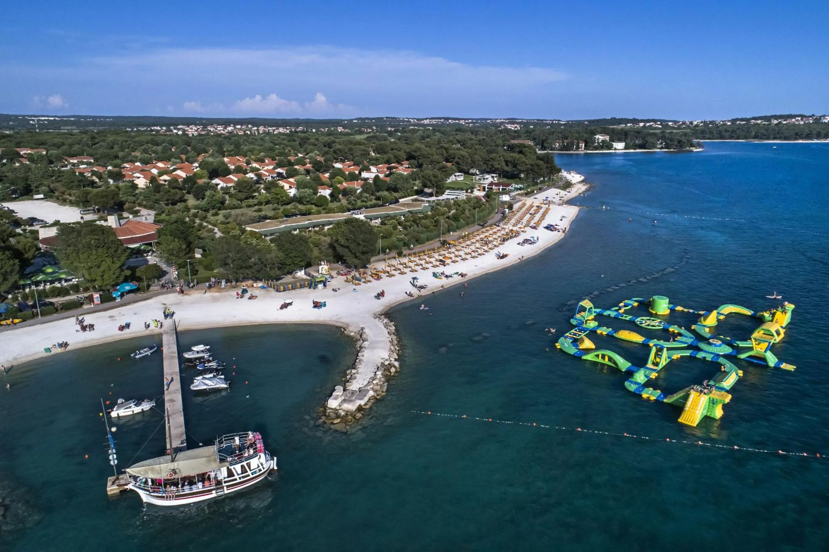 Bird's eye view in Glamping and Mobile Homes Lavanda - Holiday Centre Bi VIllage