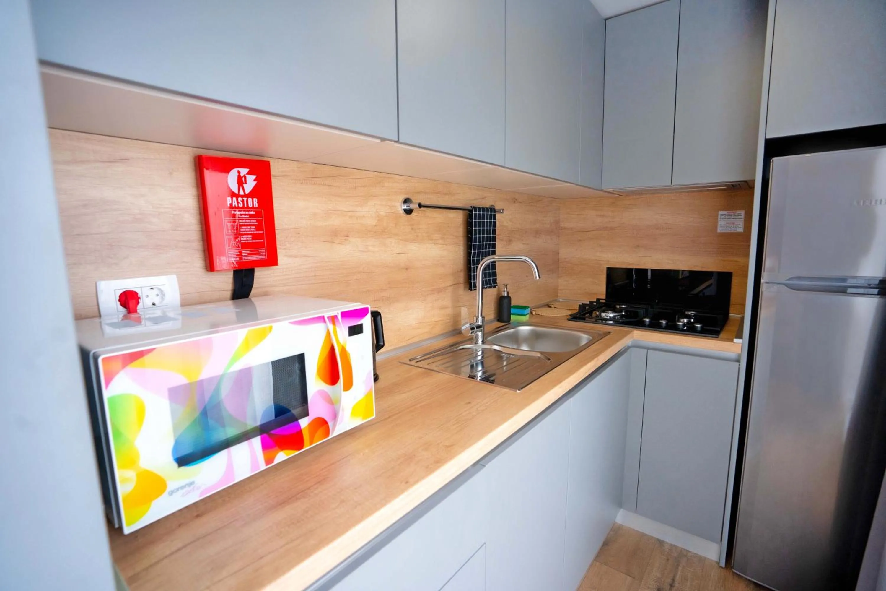 kitchen in Glamping and Mobile Homes Lavanda - Holiday Centre Bi VIllage