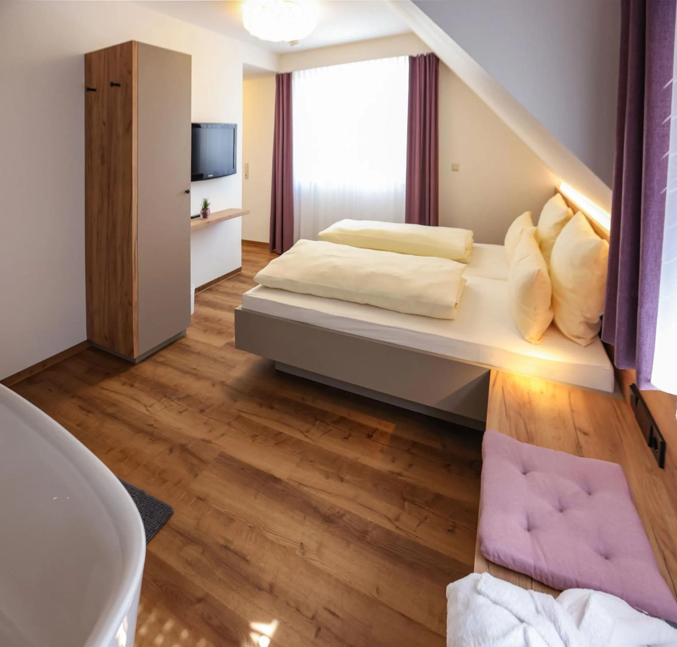 Bed in Hotel Garni Bergblick