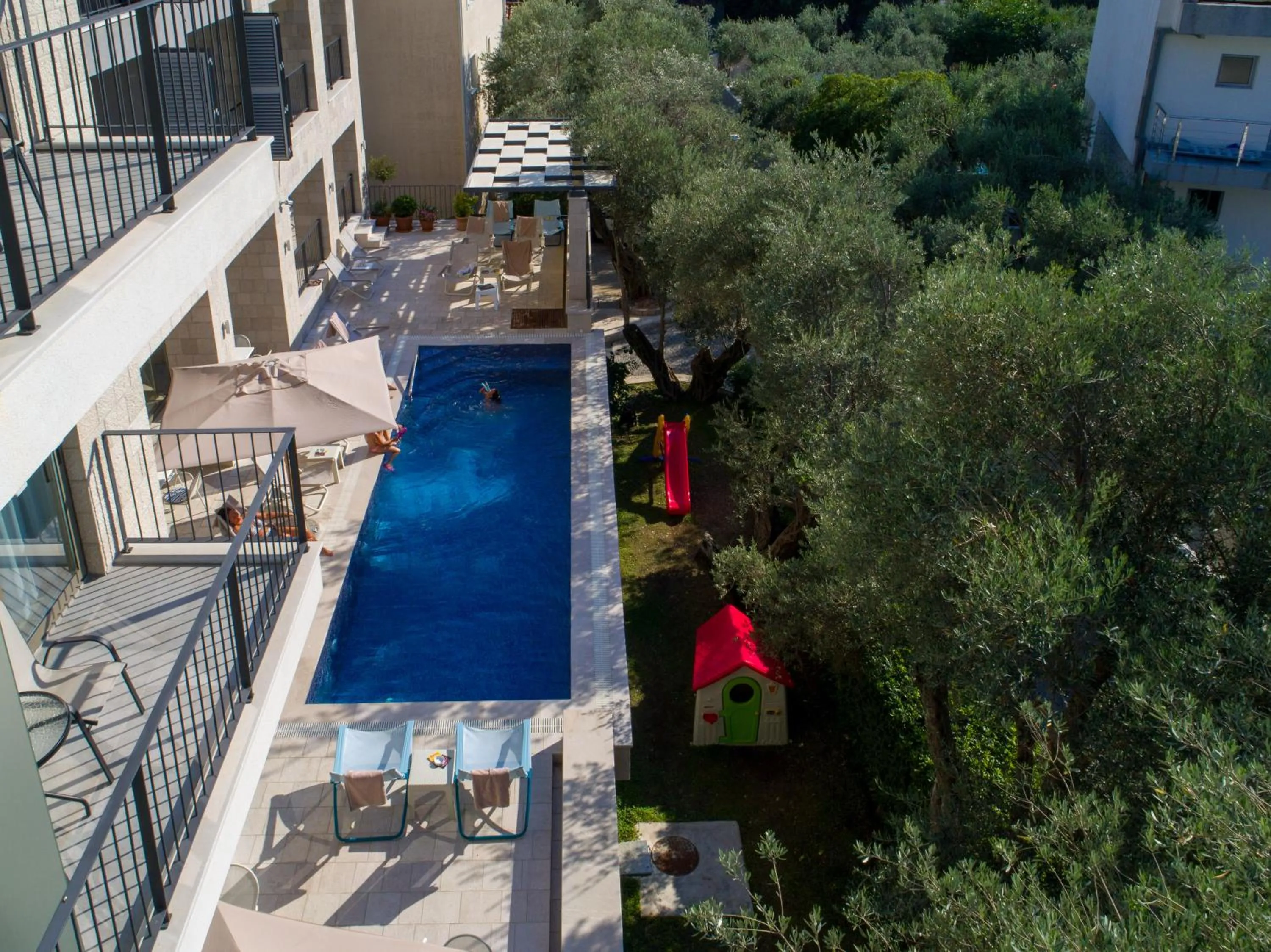 Bird's eye view in Hotel Eleven