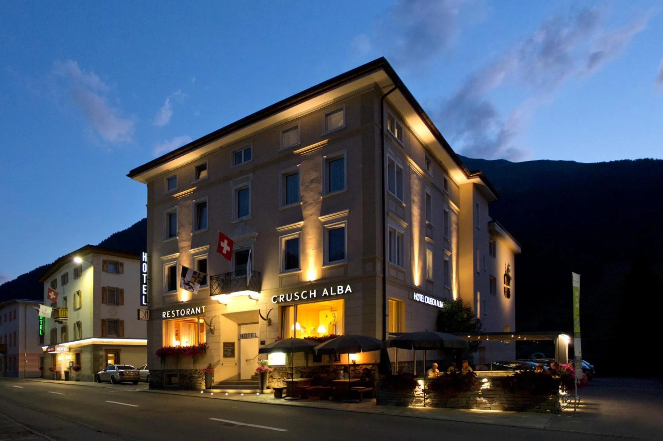 Property building in Hotel Crusch Alba Zernez