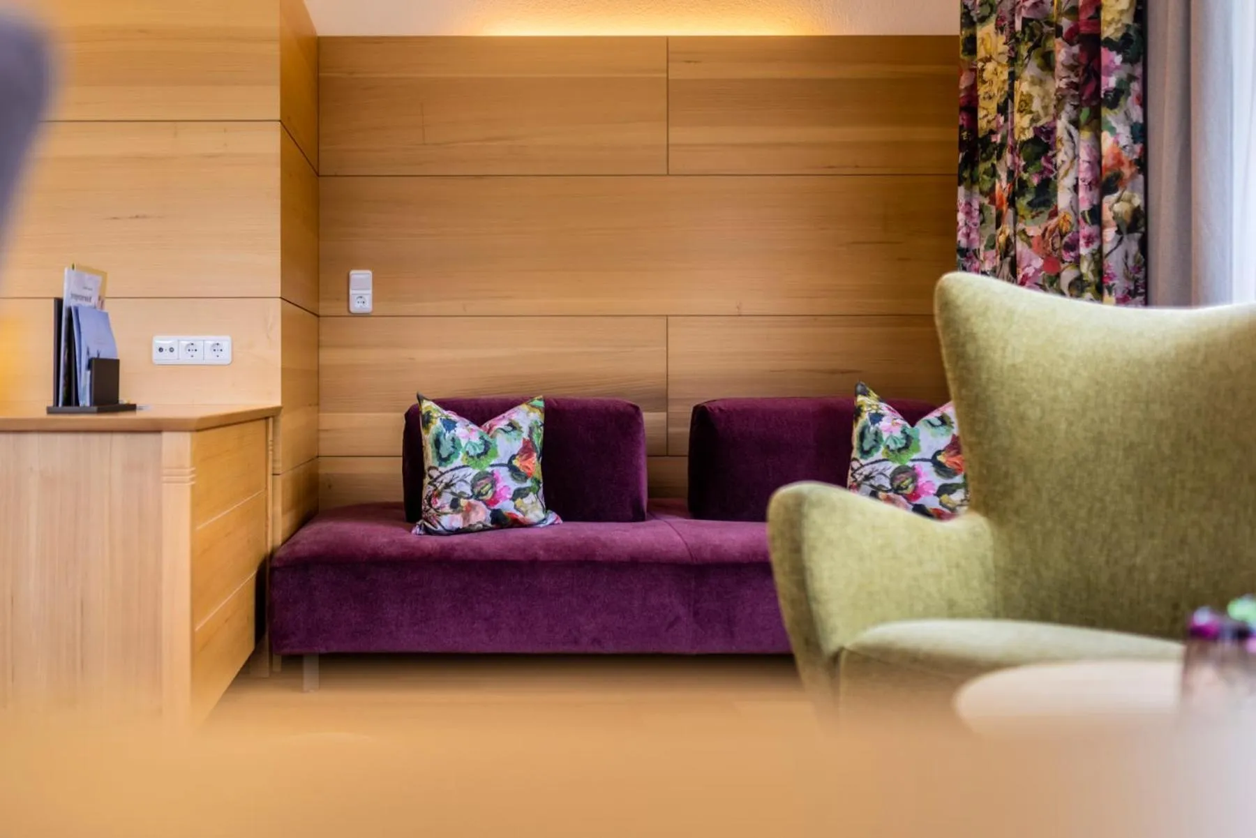 Seating area in Hotel Walserberg