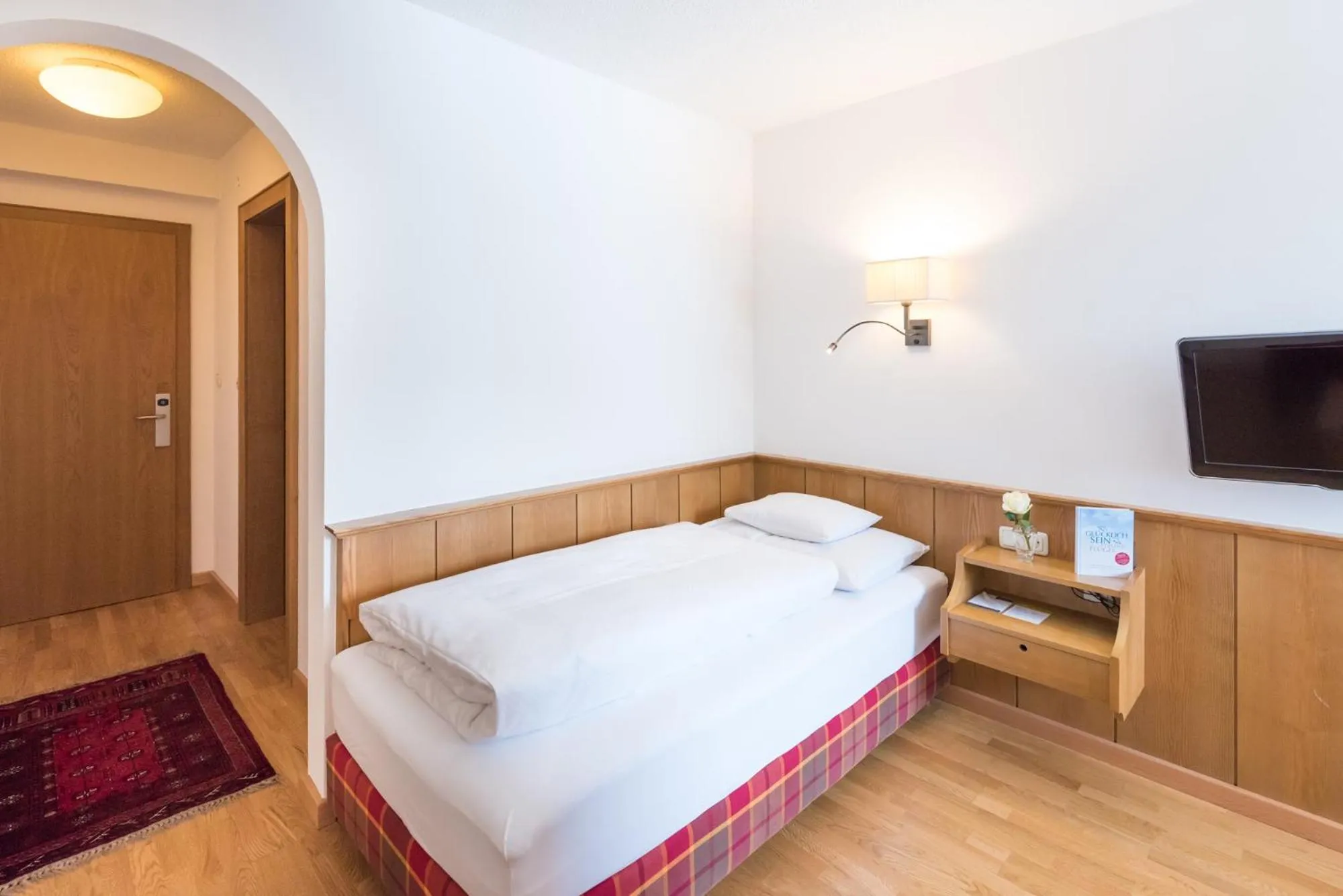 Bed in Hotel Walserberg