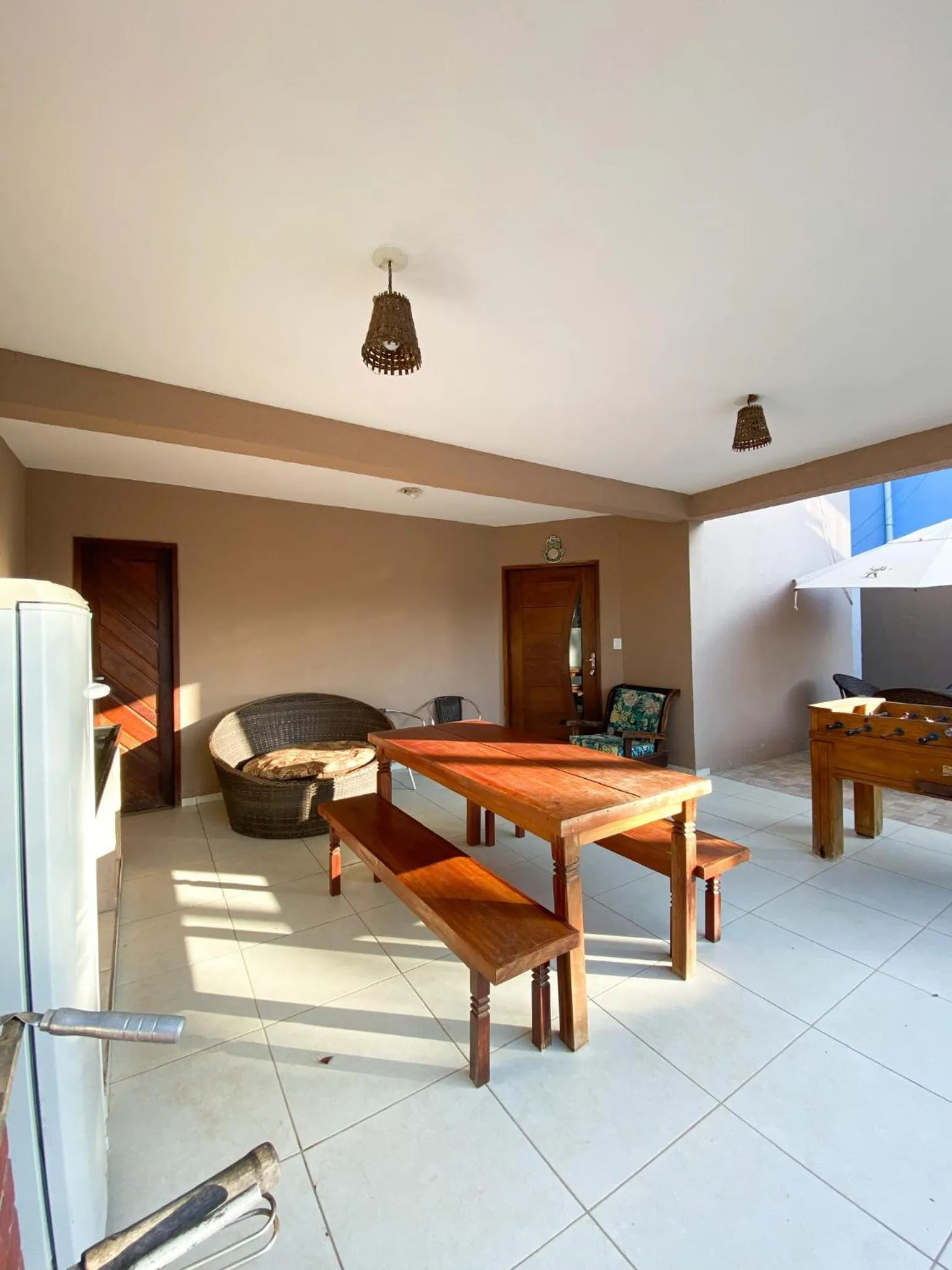 Dining area in Casa Blue Horse Pipa