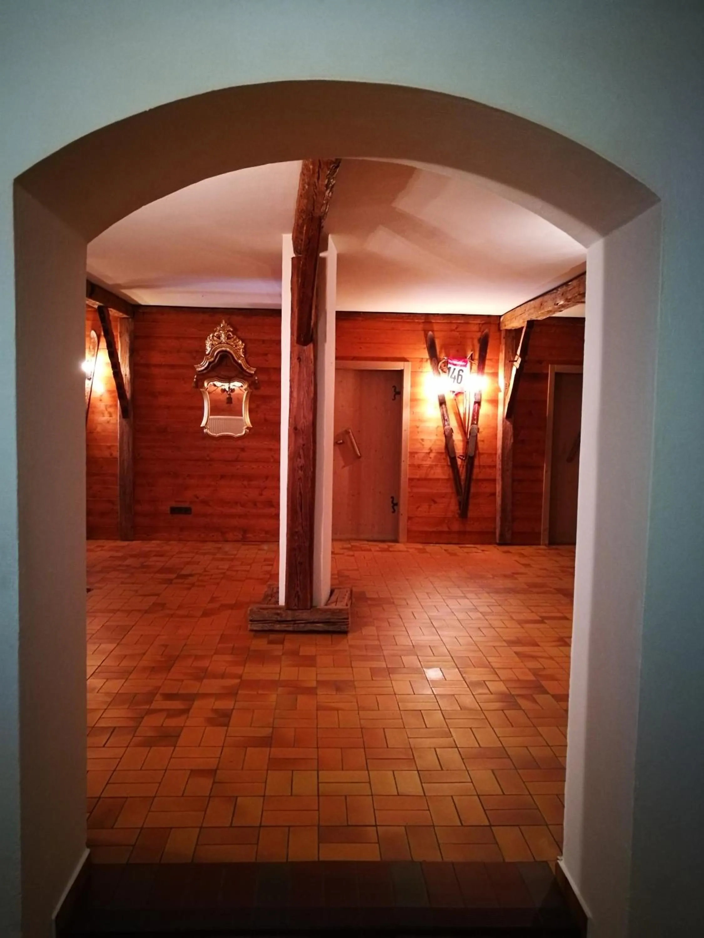 Lobby or reception in Gasthof Stauder