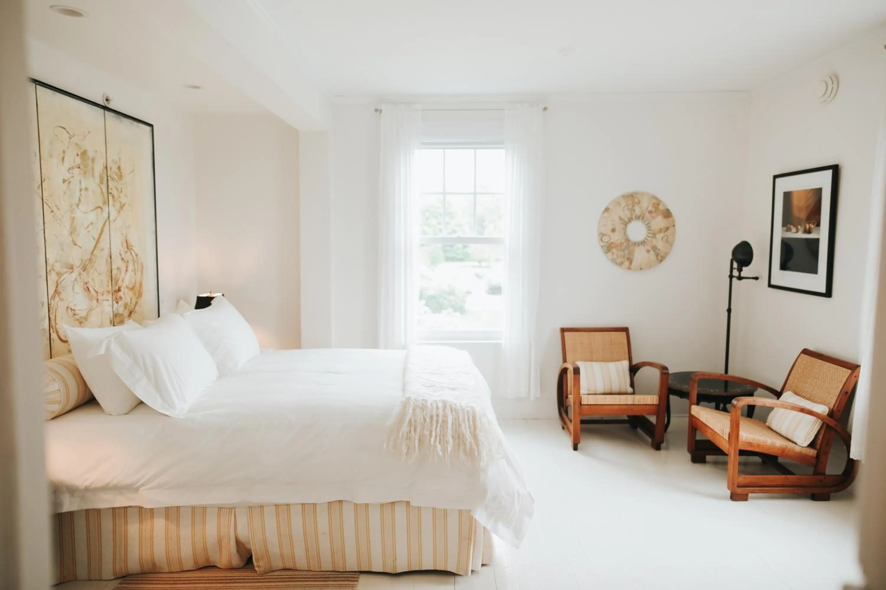 Bed in Chebeague Island Inn