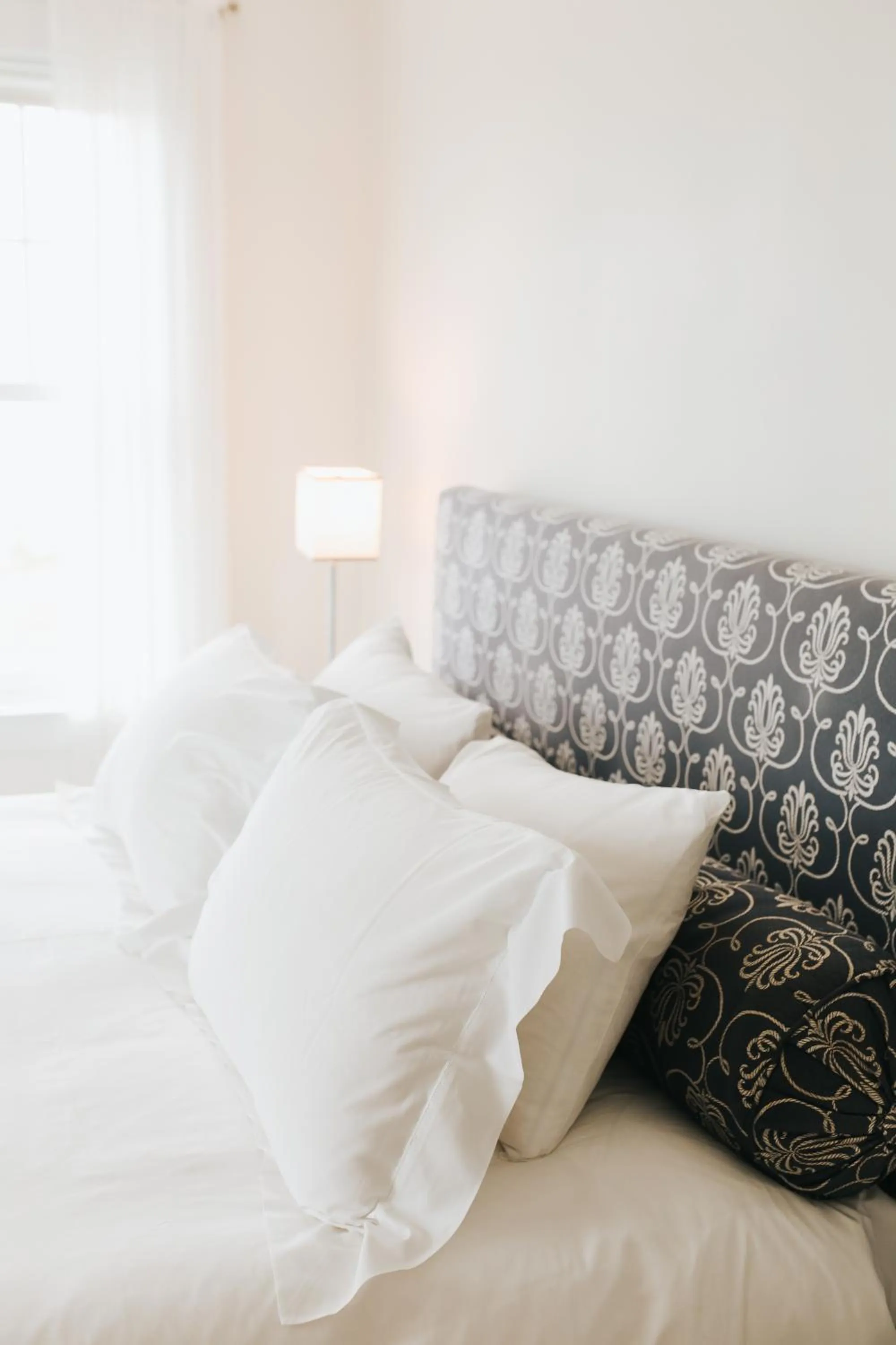 Decorative detail, Bed in Chebeague Island Inn