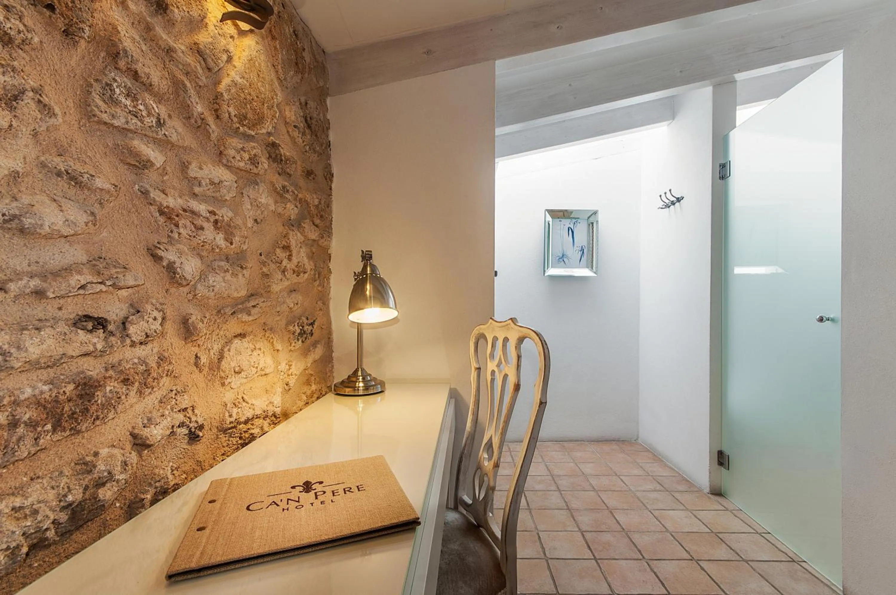 Decorative detail, Bed in Ca´n Pere