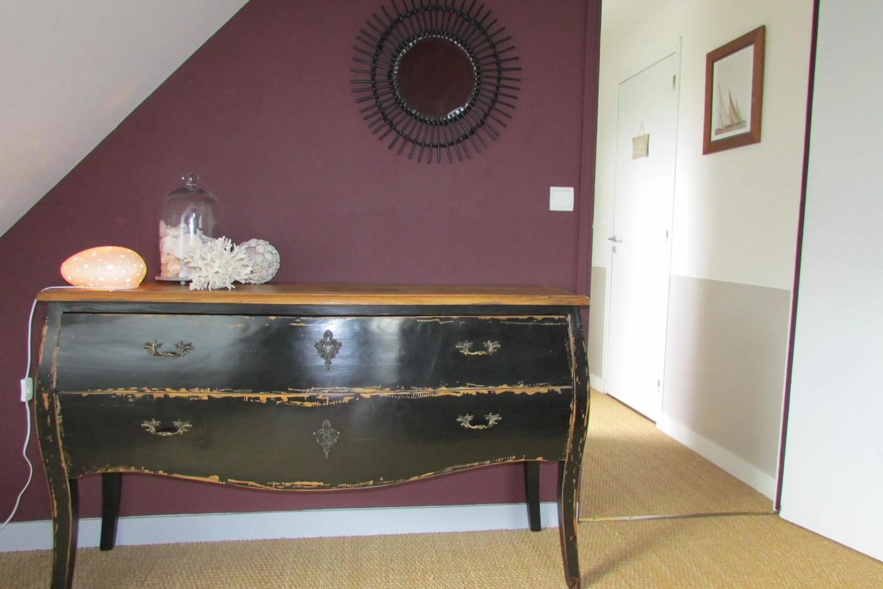 Decorative detail in L'Agapanthe