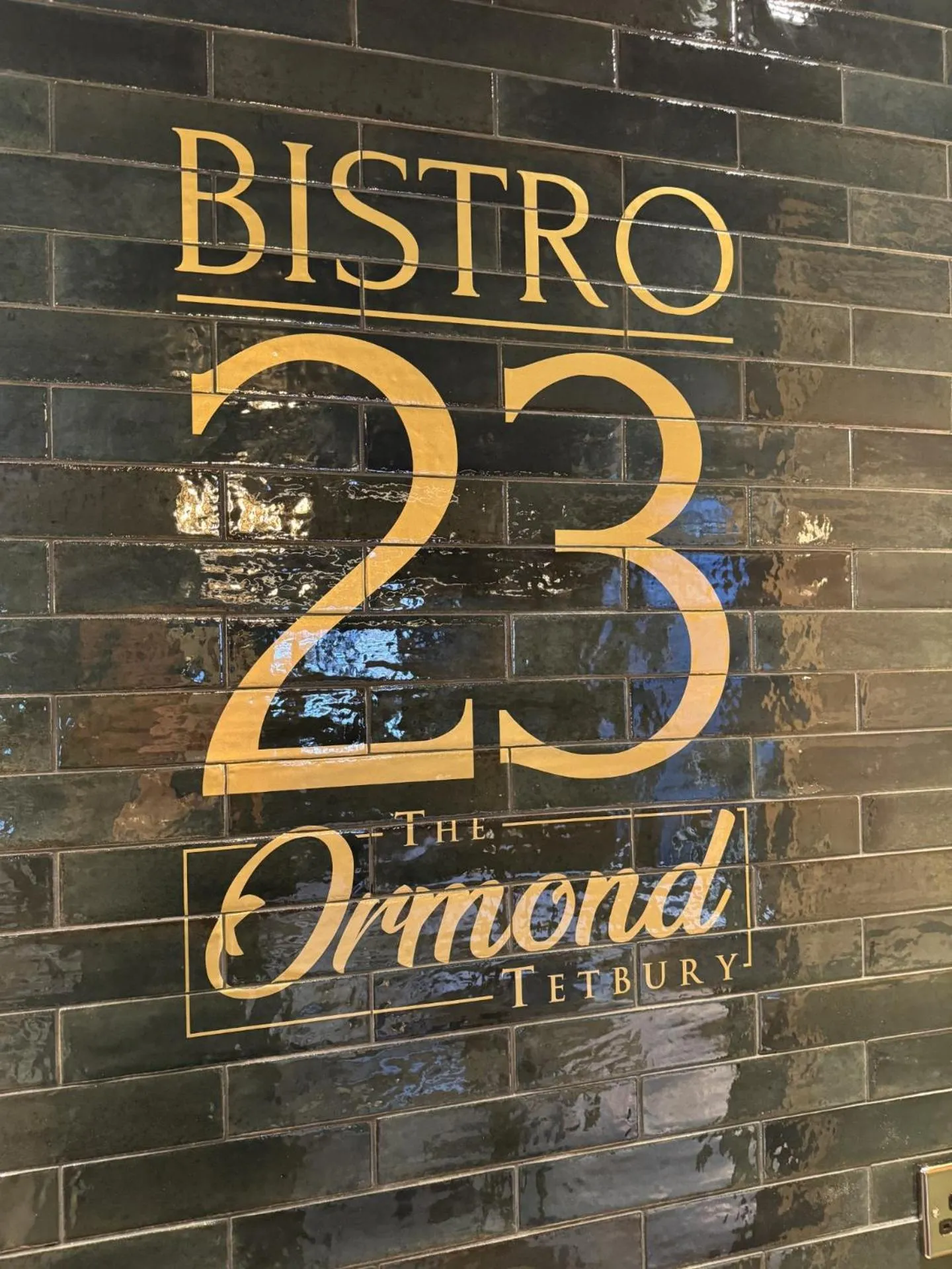 Restaurant/places to eat in The Ormond At Tetbury