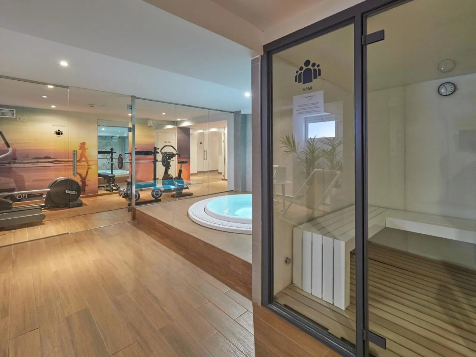 Sauna in BQ Aguamarina Boutique Hotel