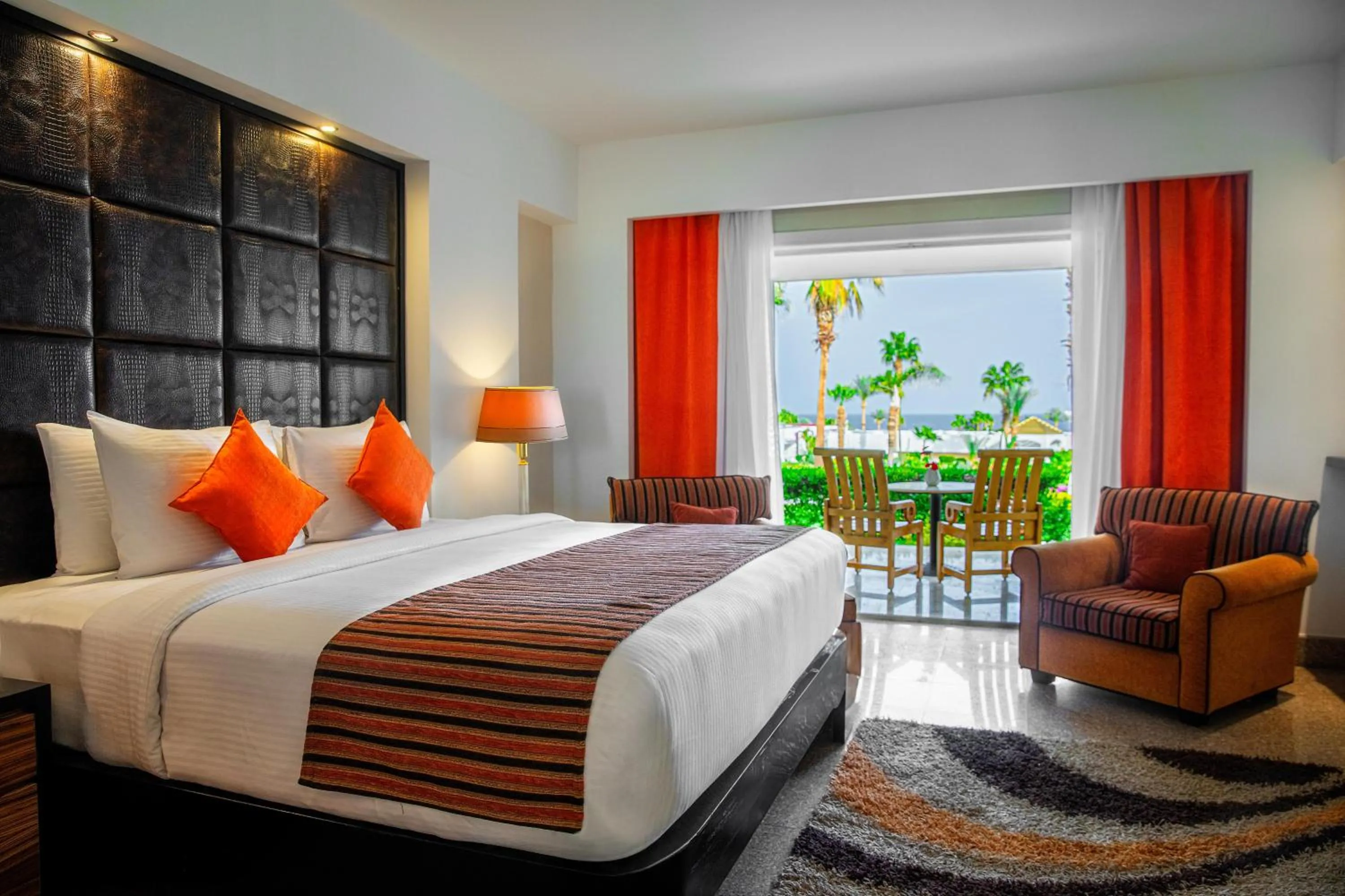 Bed in Monte Carlo Sharm Resort & Spa