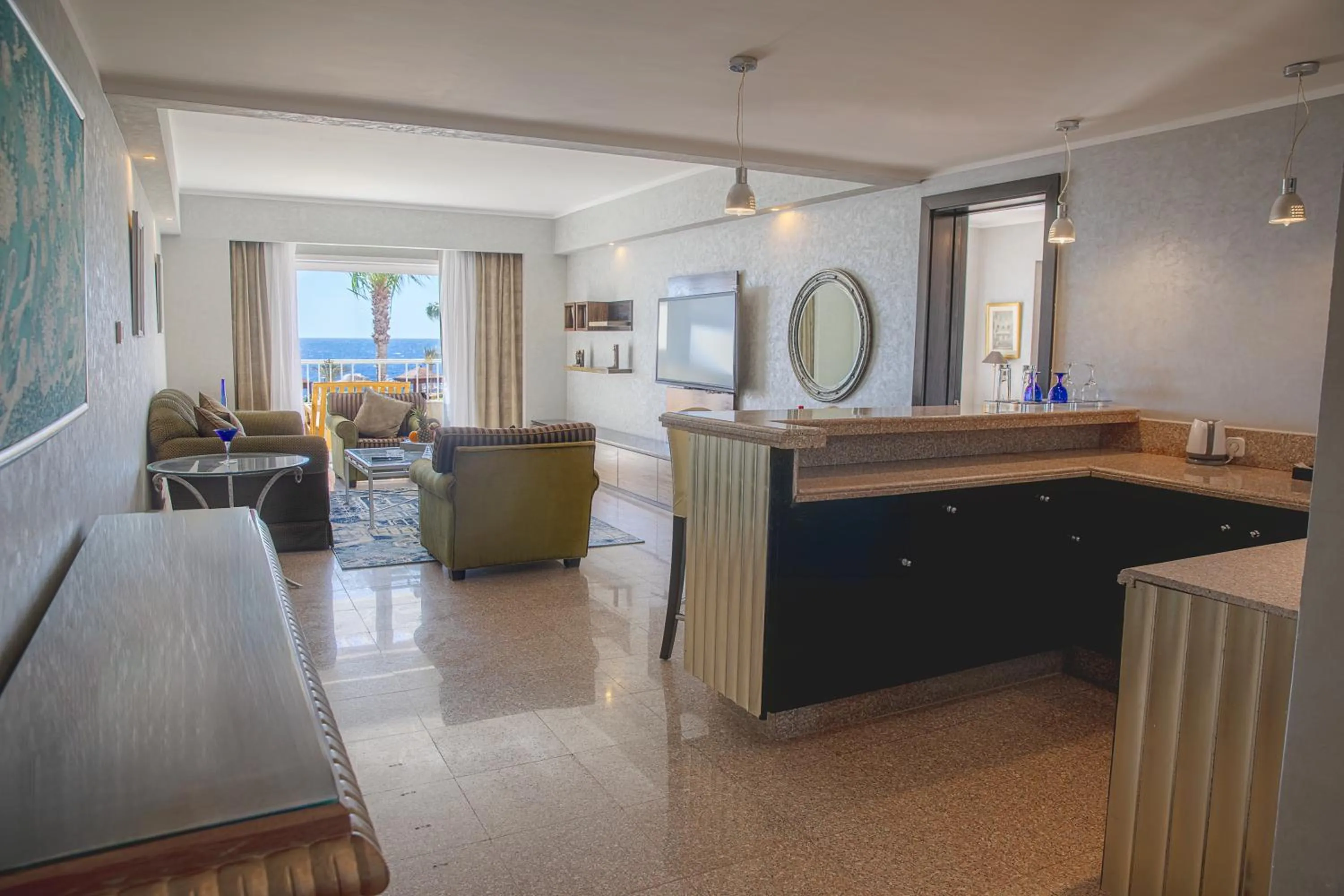 Kitchen or kitchenette in Monte Carlo Sharm Resort & Spa