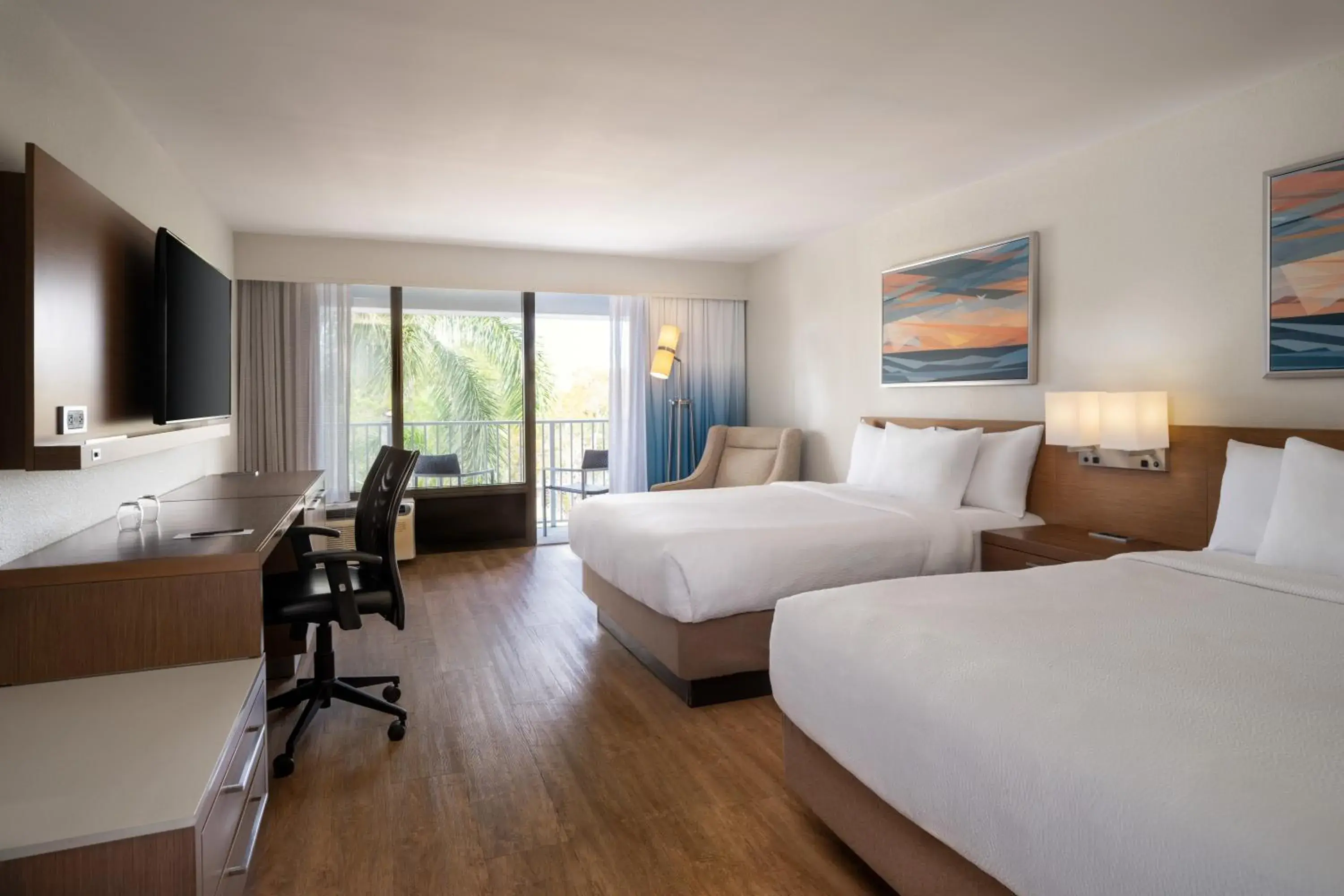 Double Room with Two Double Beds in Courtyard by Marriott - Naples Double Room with Two Double Beds in Courtyard by Marriott - Naples