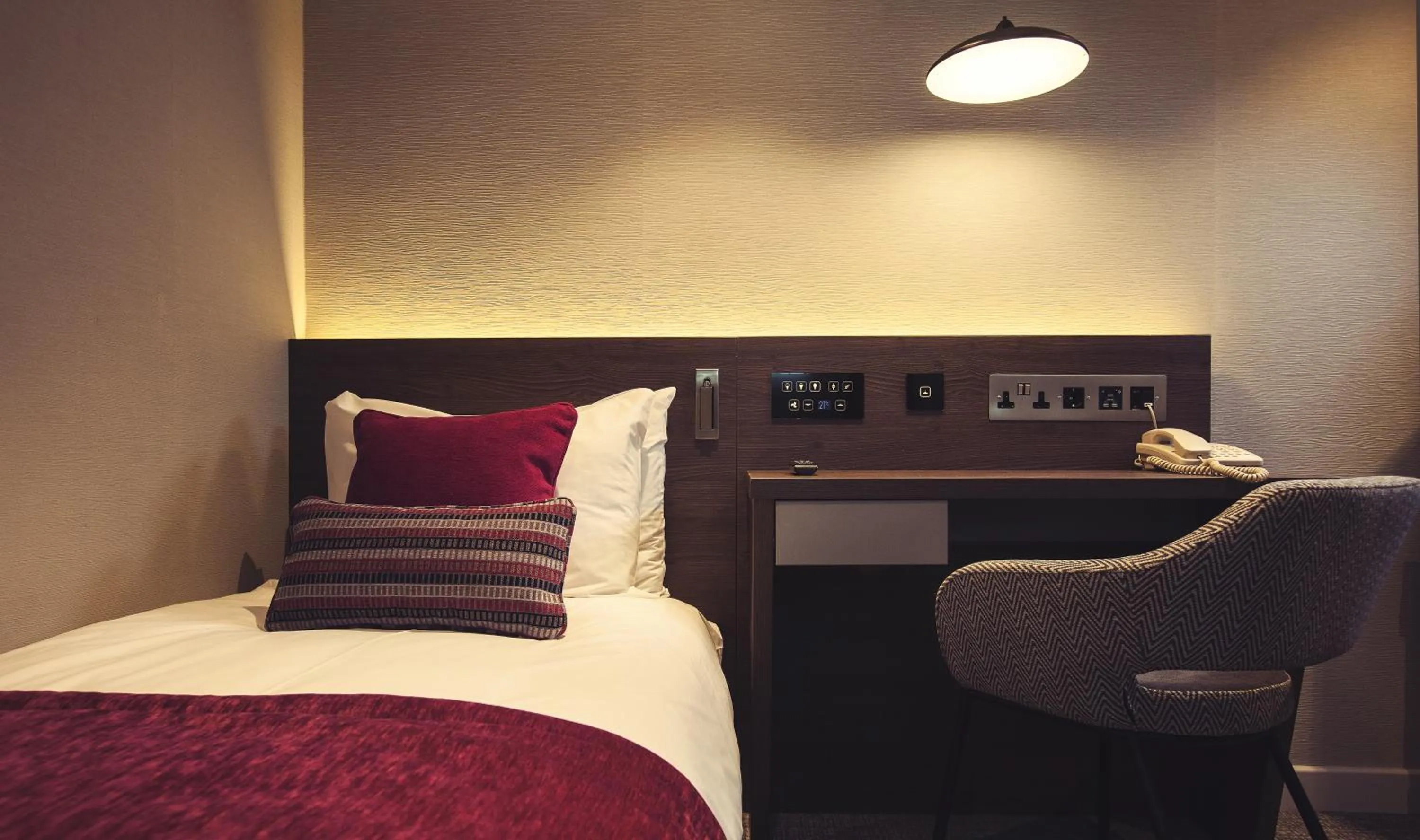 Decorative detail, Bed in Best Western Plus Delmere Hotel