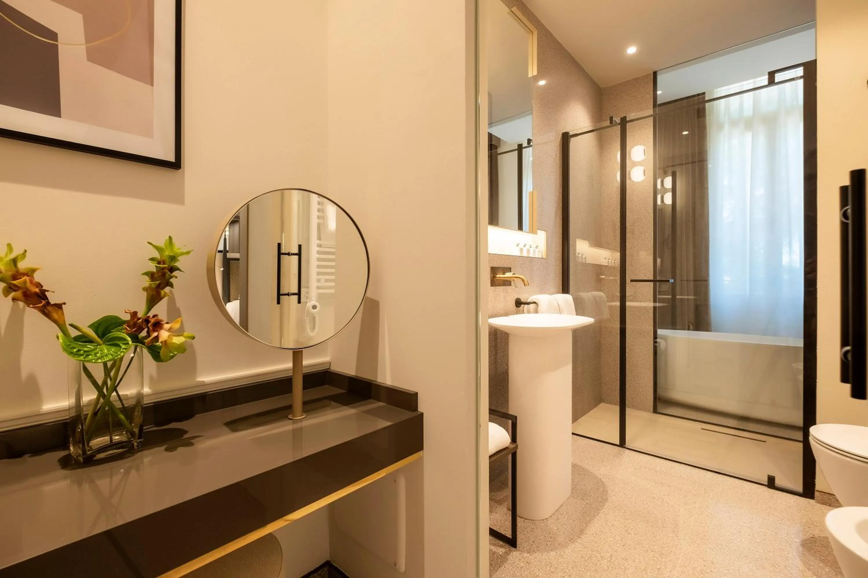 Shower in Hotel Villa Soligo - Small Luxury Hotels of the World