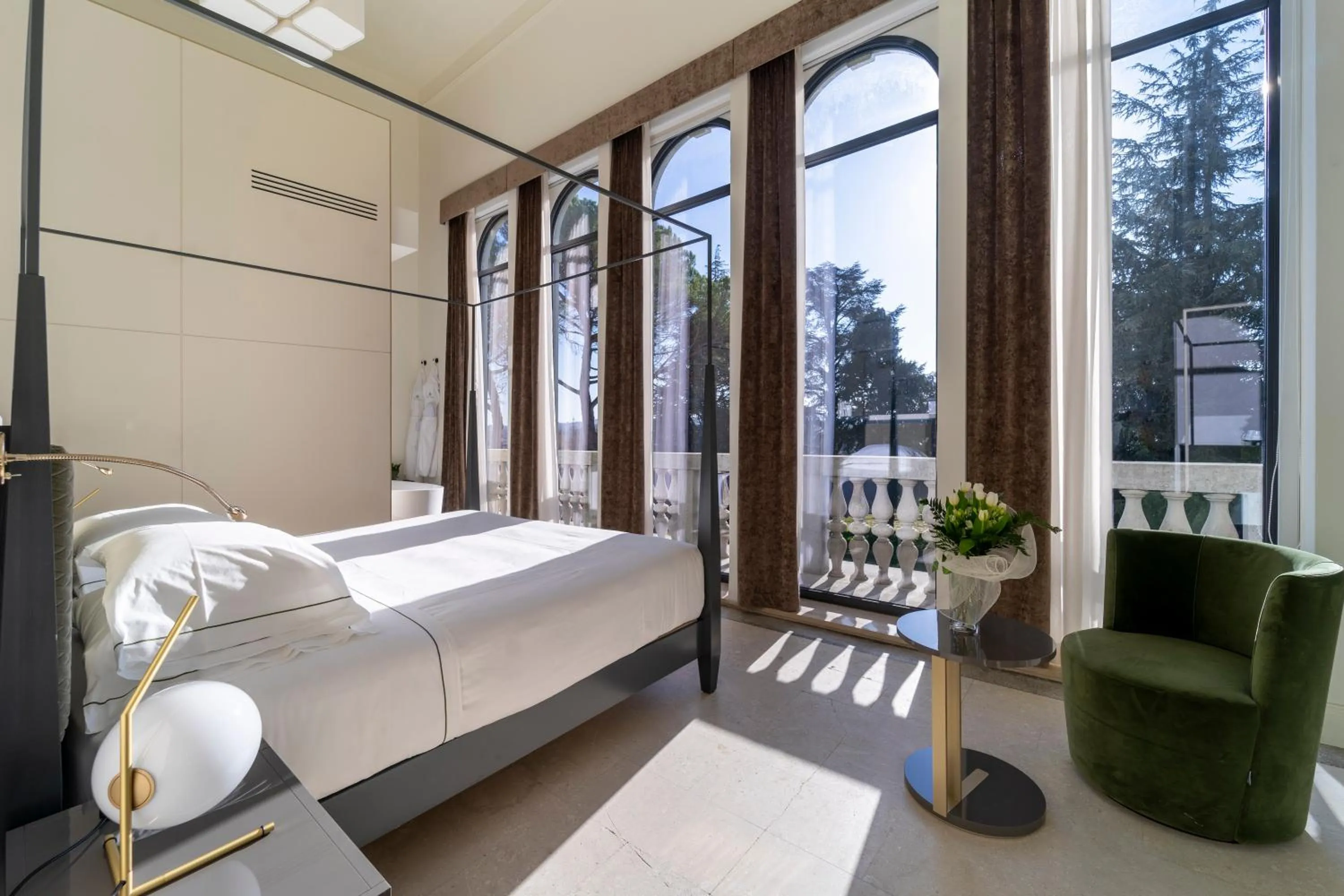 Bedroom, Bed in Hotel Villa Soligo - Small Luxury Hotels of the World