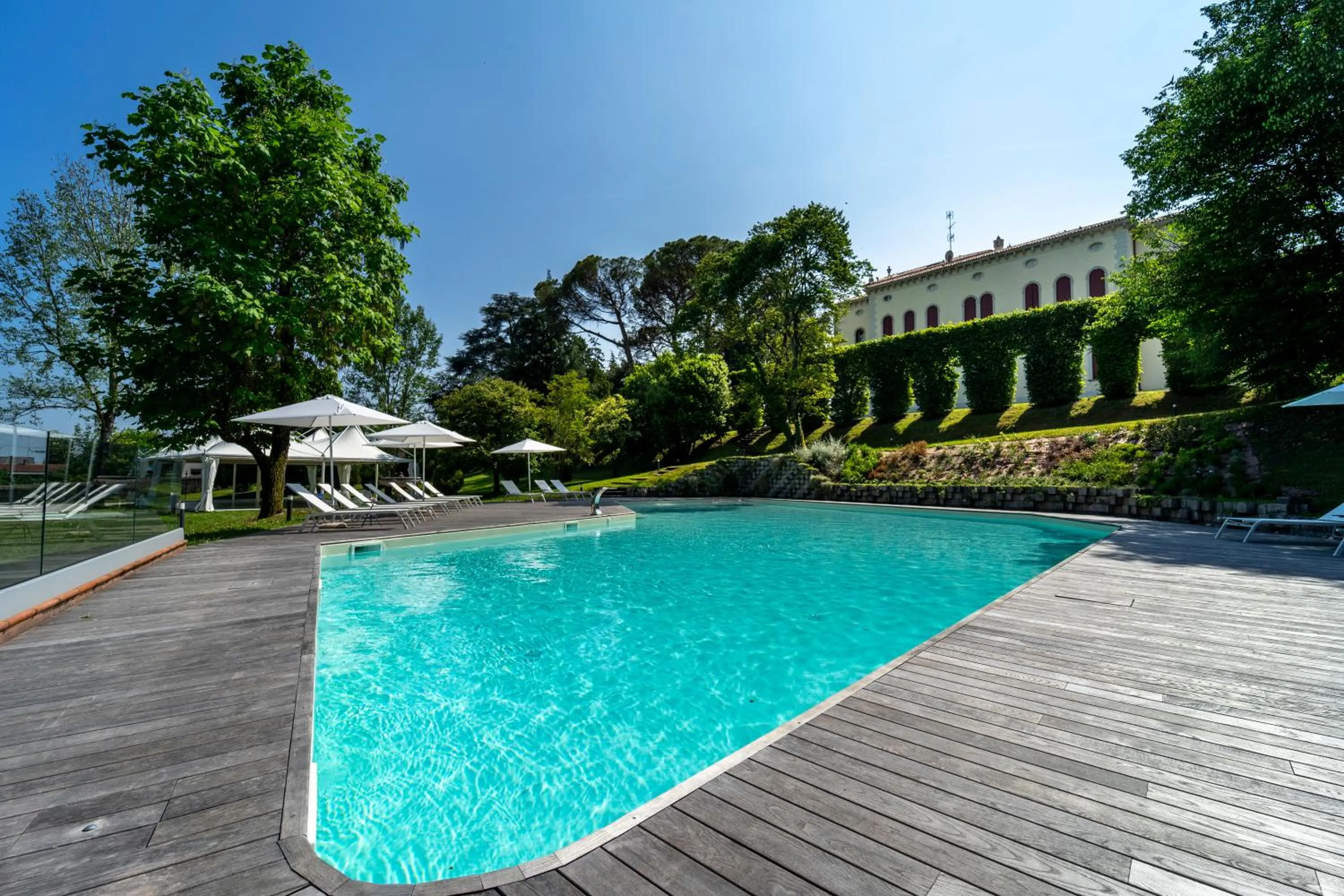 Swimming pool in Hotel Villa Soligo - Small Luxury Hotels of the World