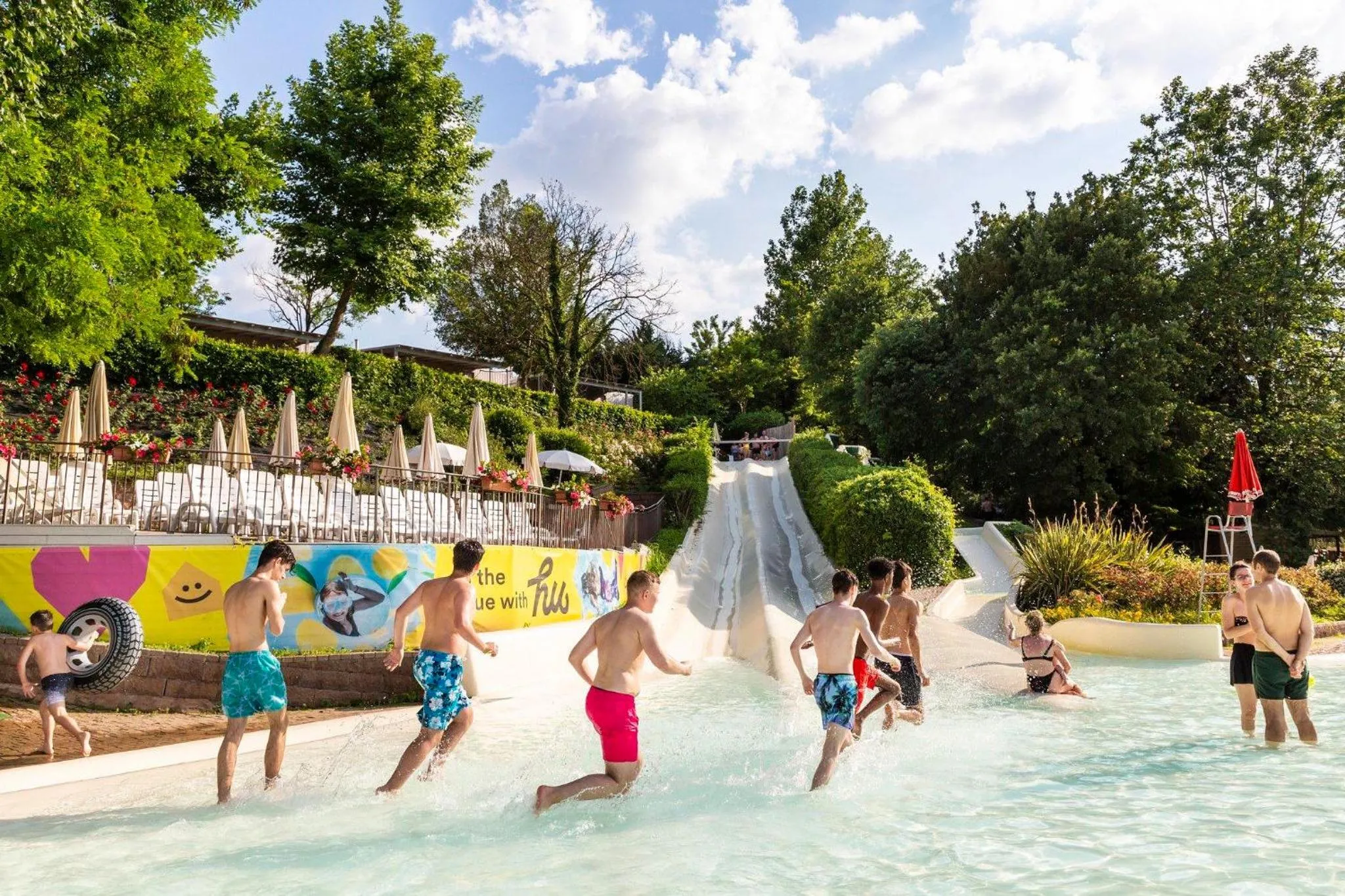 Aqua park in Hotel La Diga Altomincio