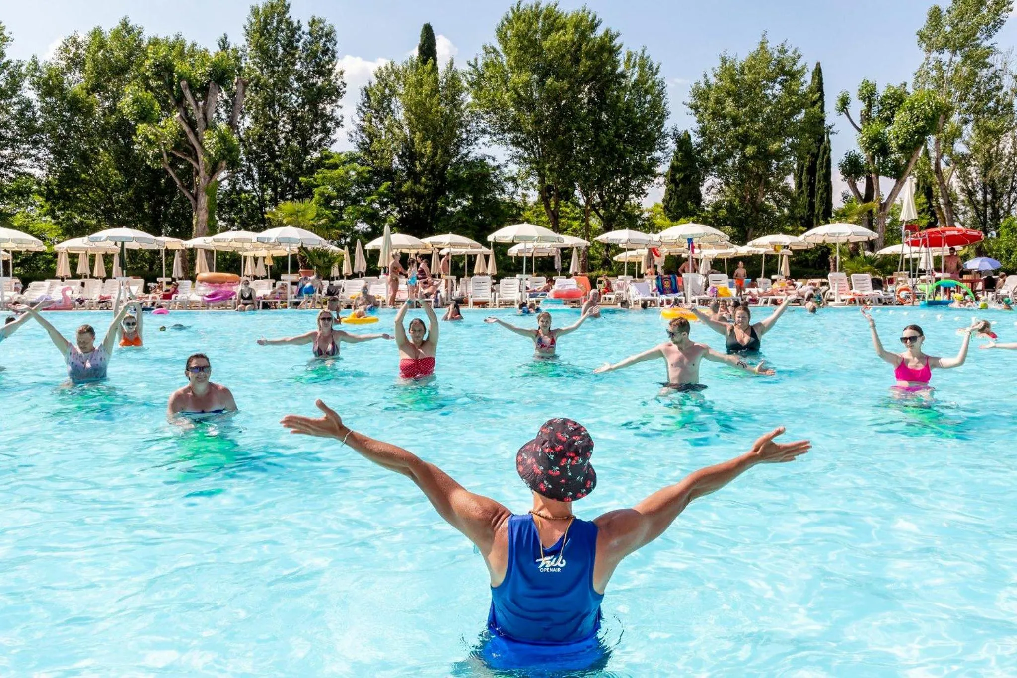 Swimming pool in Hotel La Diga Altomincio