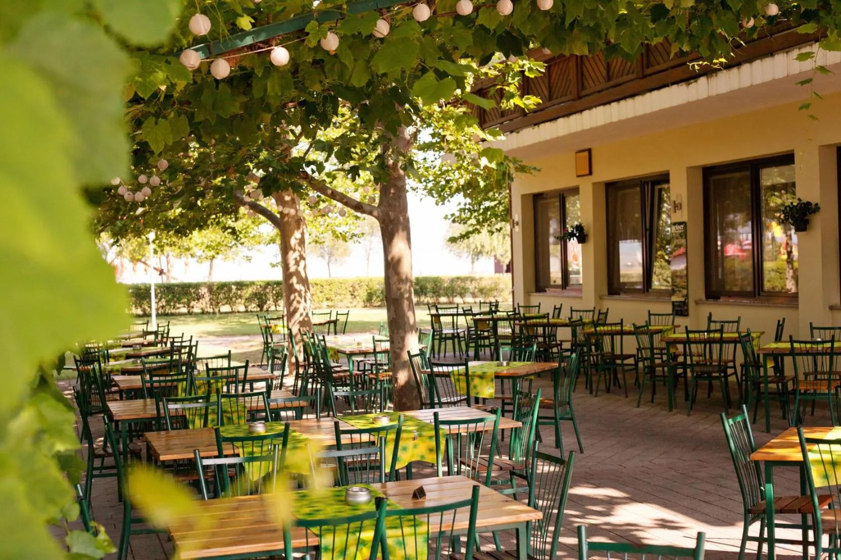Garden view in Gasthof Kummer