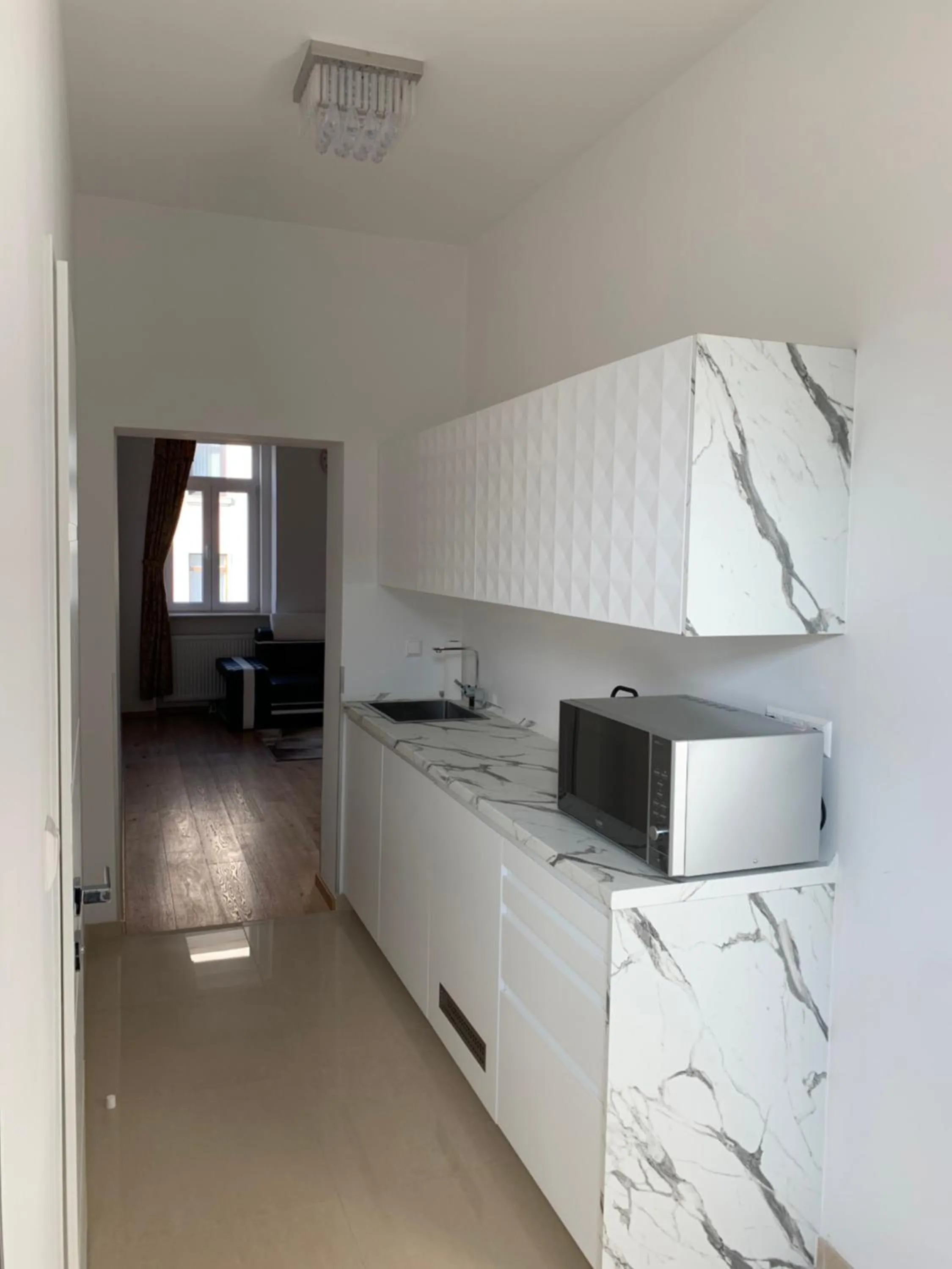 Decorative detail in Colony Apartments