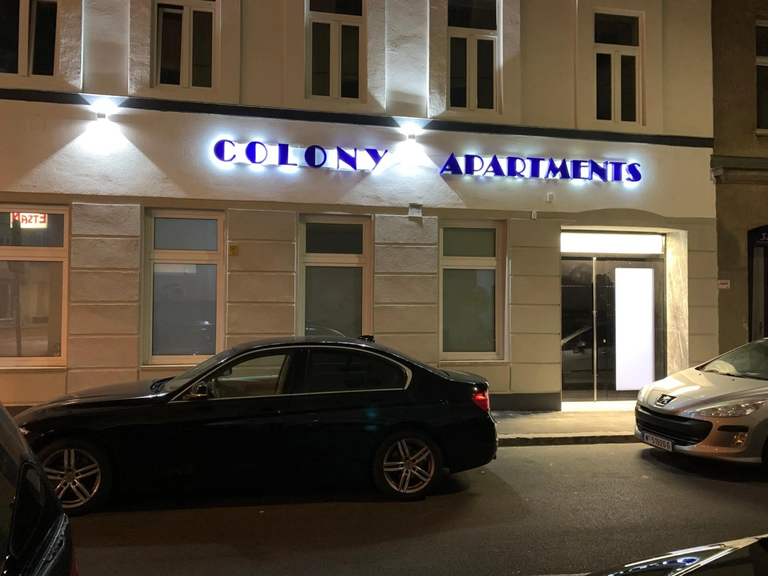 Facade/entrance in Colony Apartments