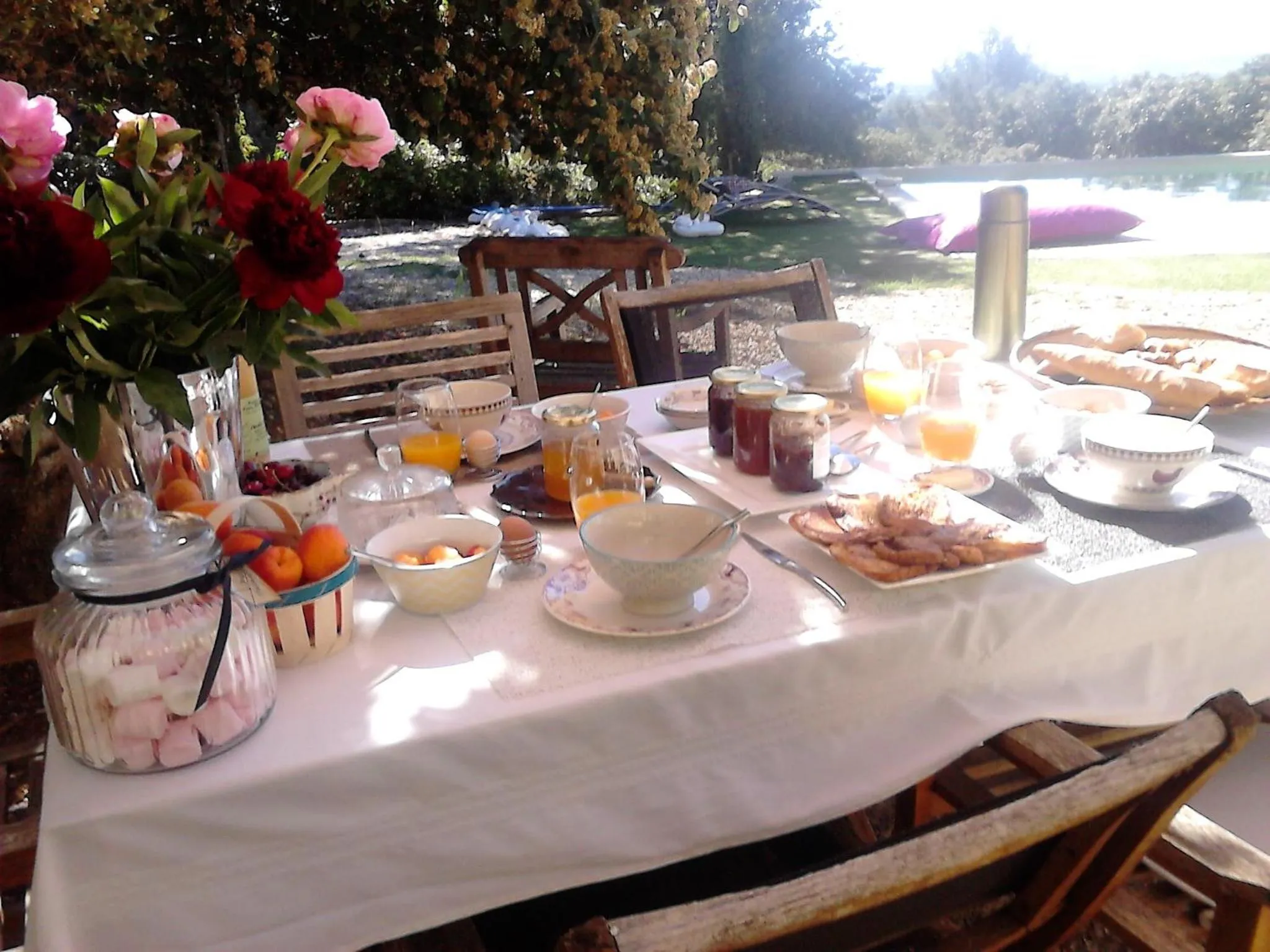 Continental breakfast in La Maison de Charlie