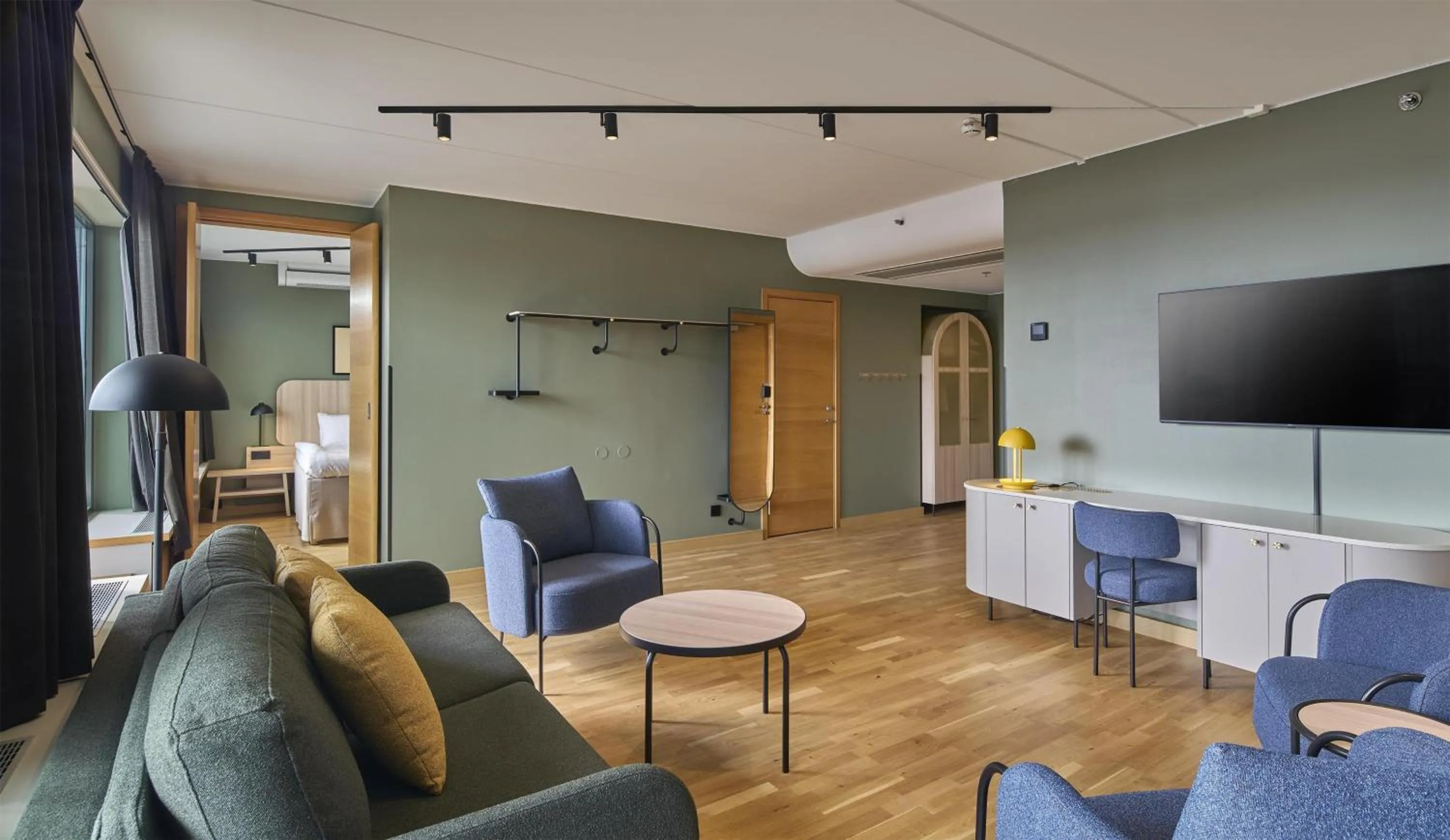 Bedroom in Scandic Alvik