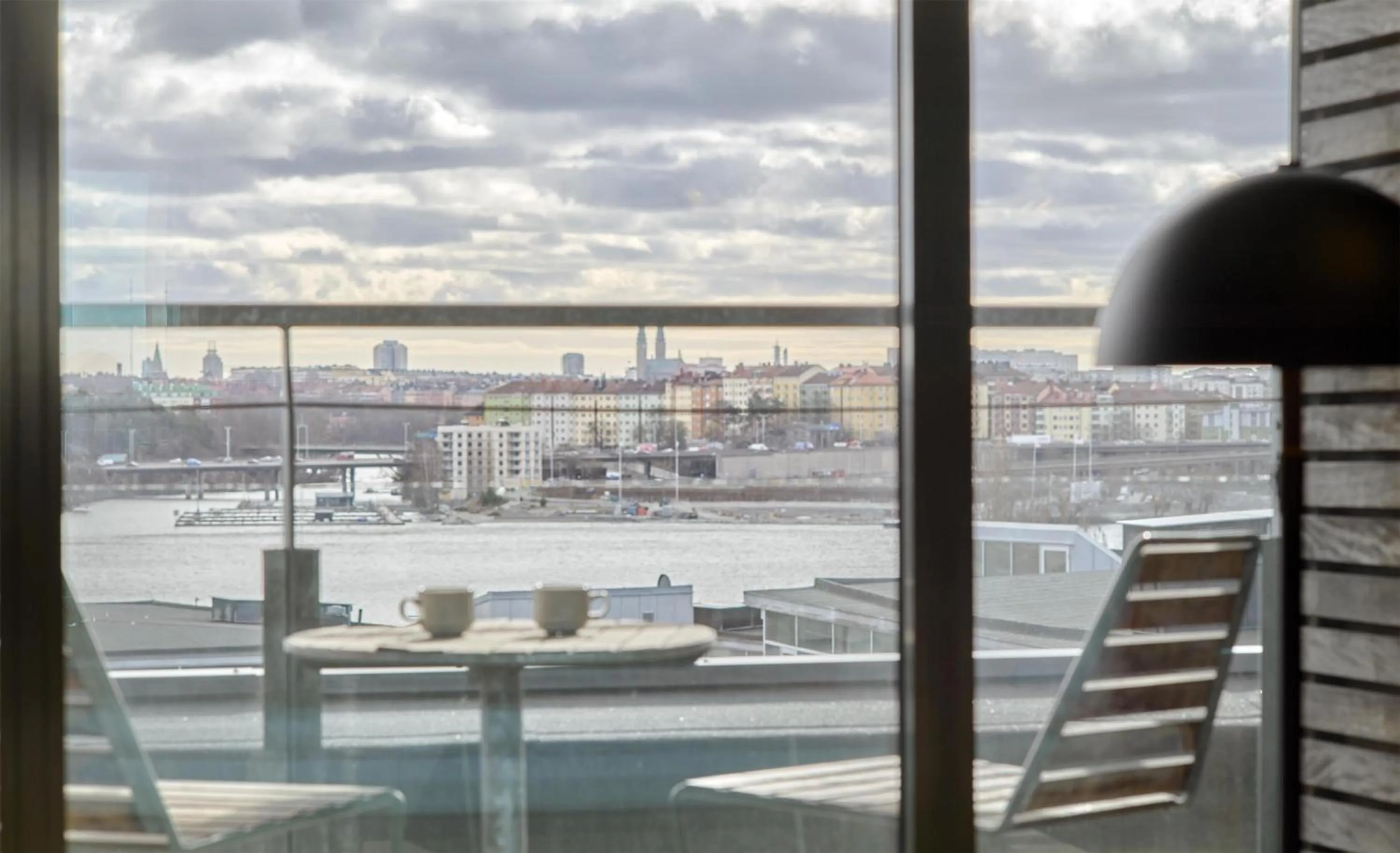 Bedroom in Scandic Alvik