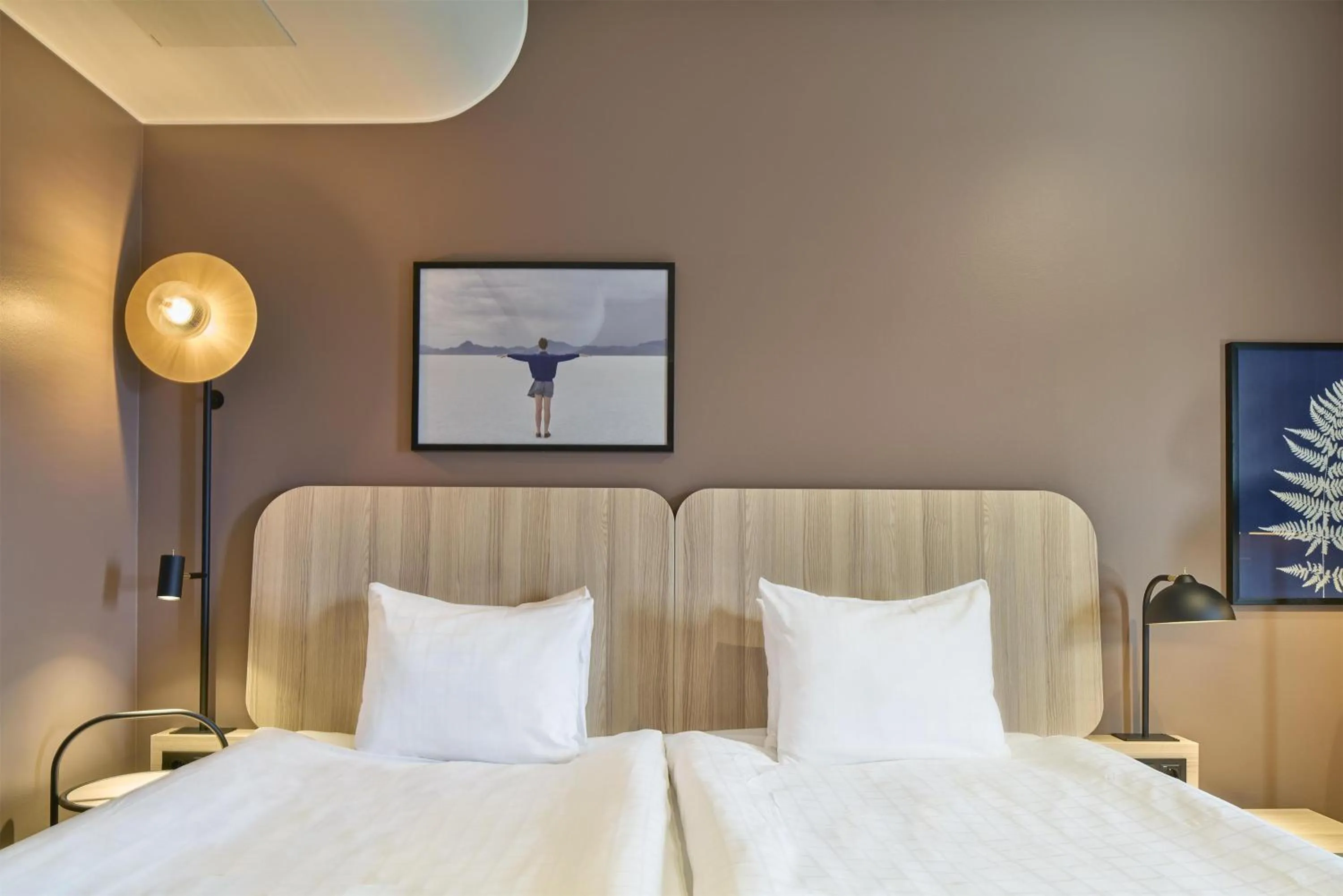 Bedroom, Bed in Scandic Alvik