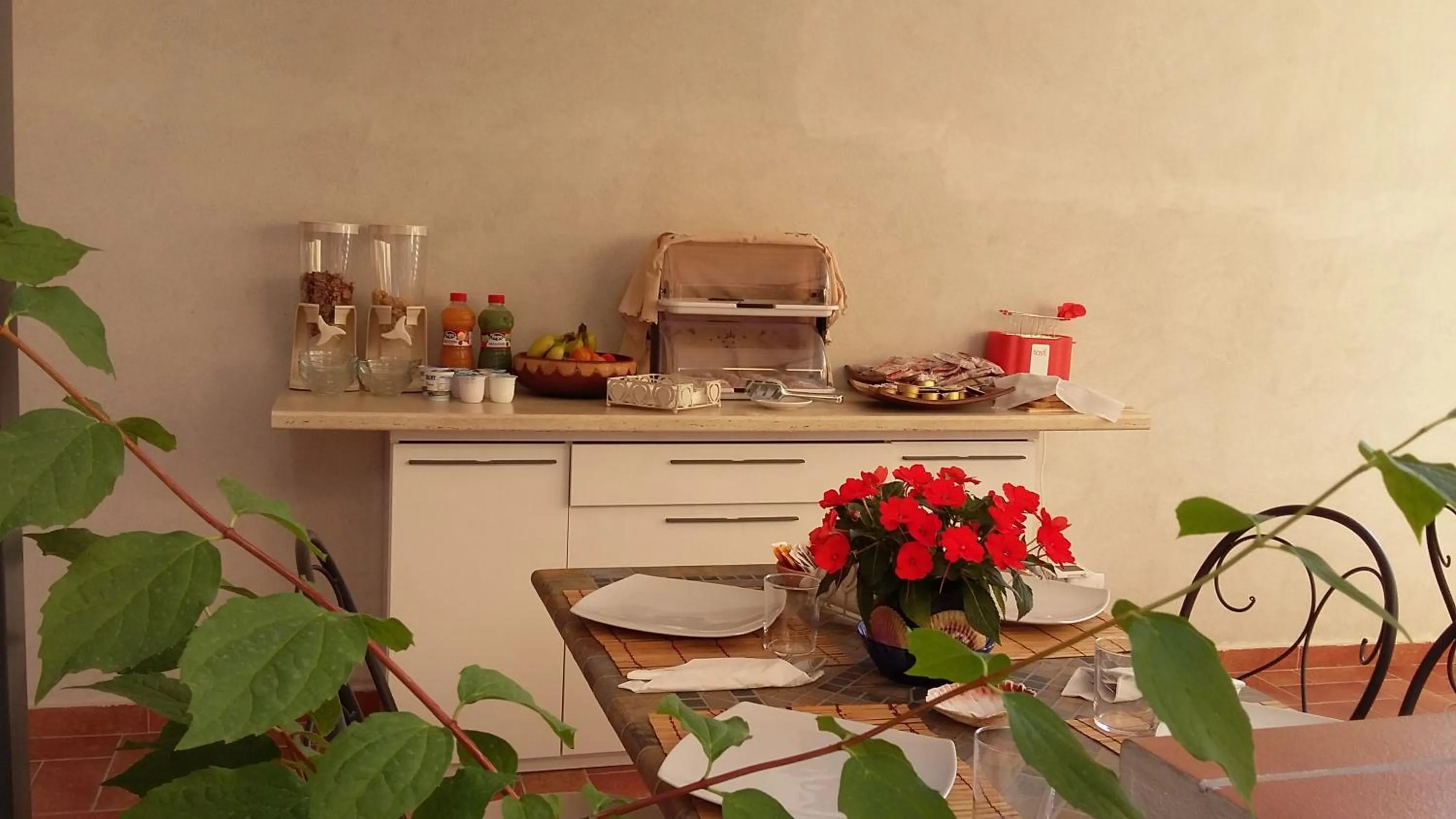 Italian breakfast in Donna Rosa Accommodation