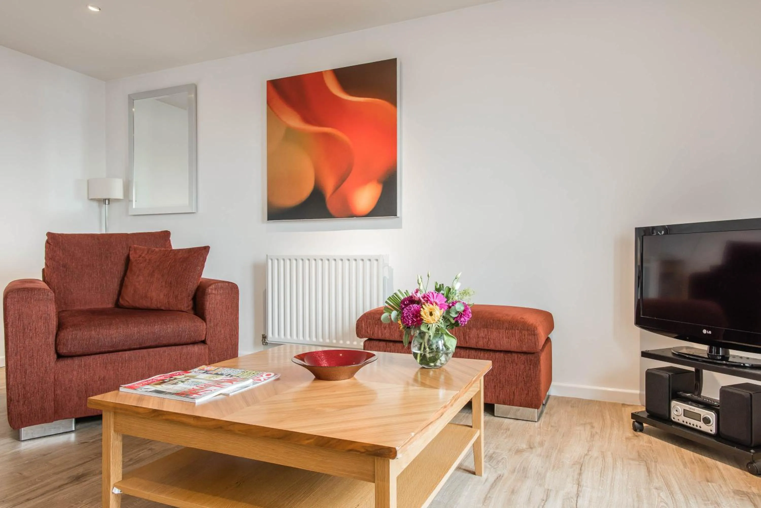 Living room in PREMIER SUITES Newcastle