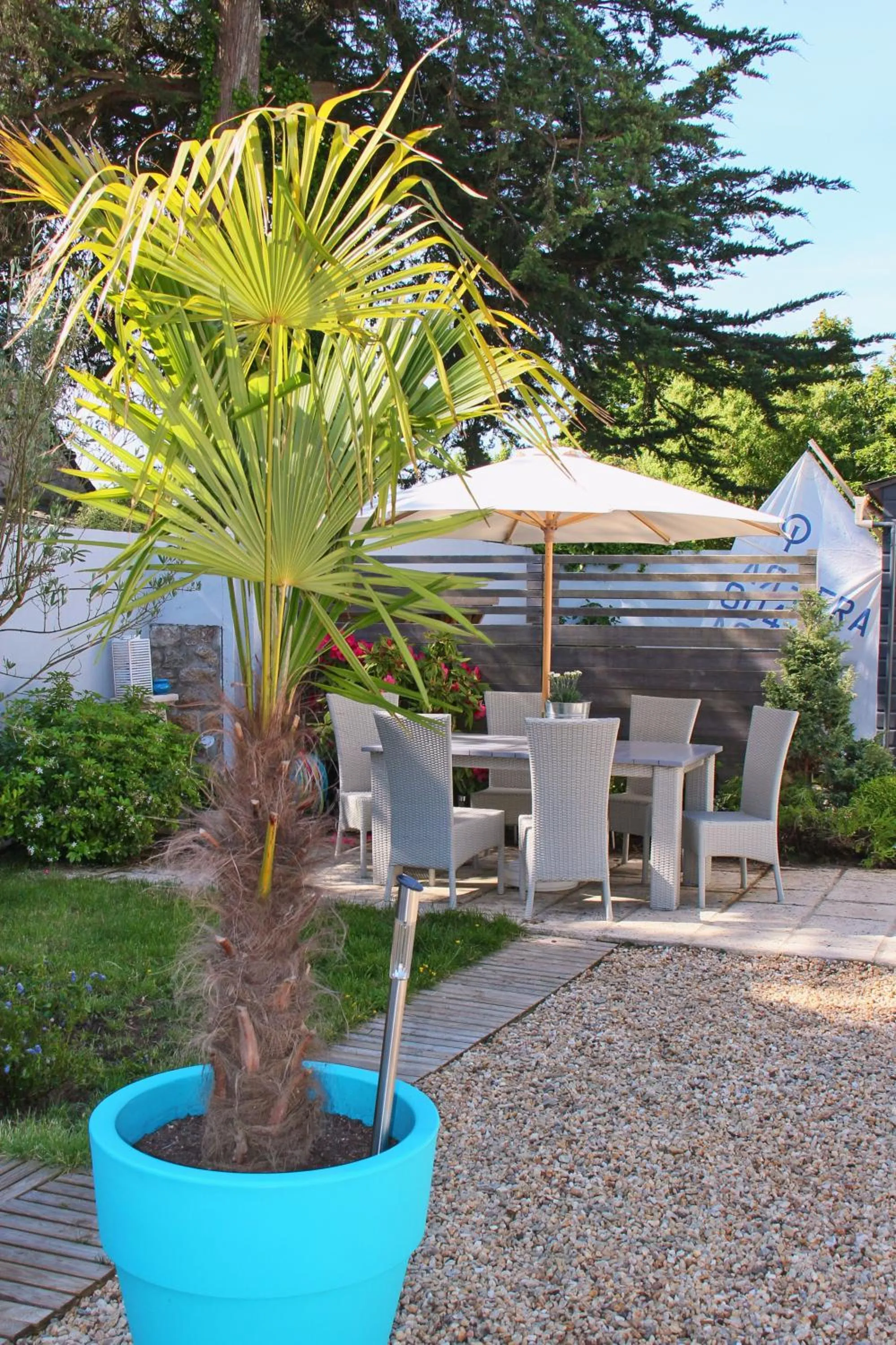 Patio in La Maison au-dessus des Voiles