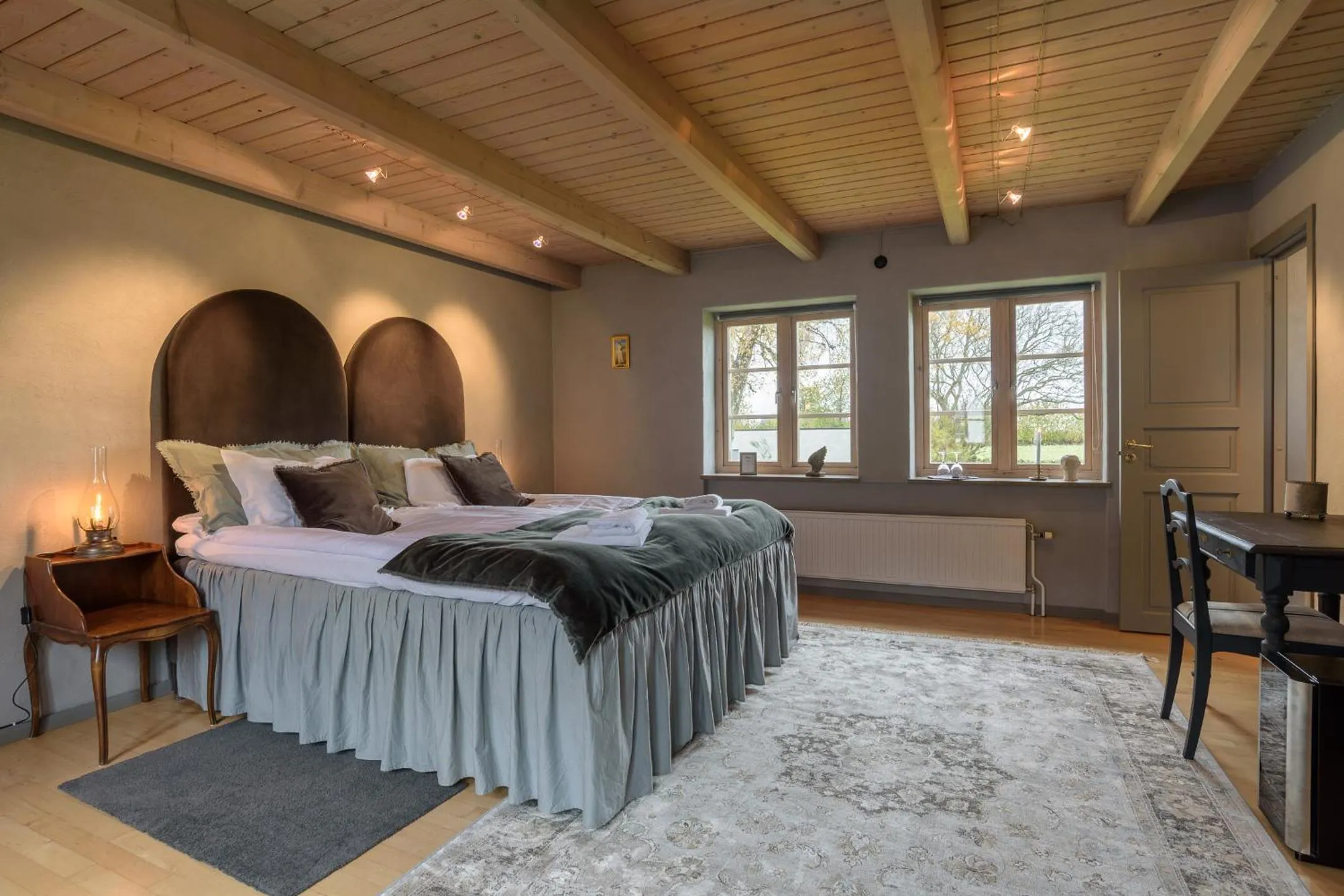 Bedroom, Bed in Mellby Atelier på Österlen