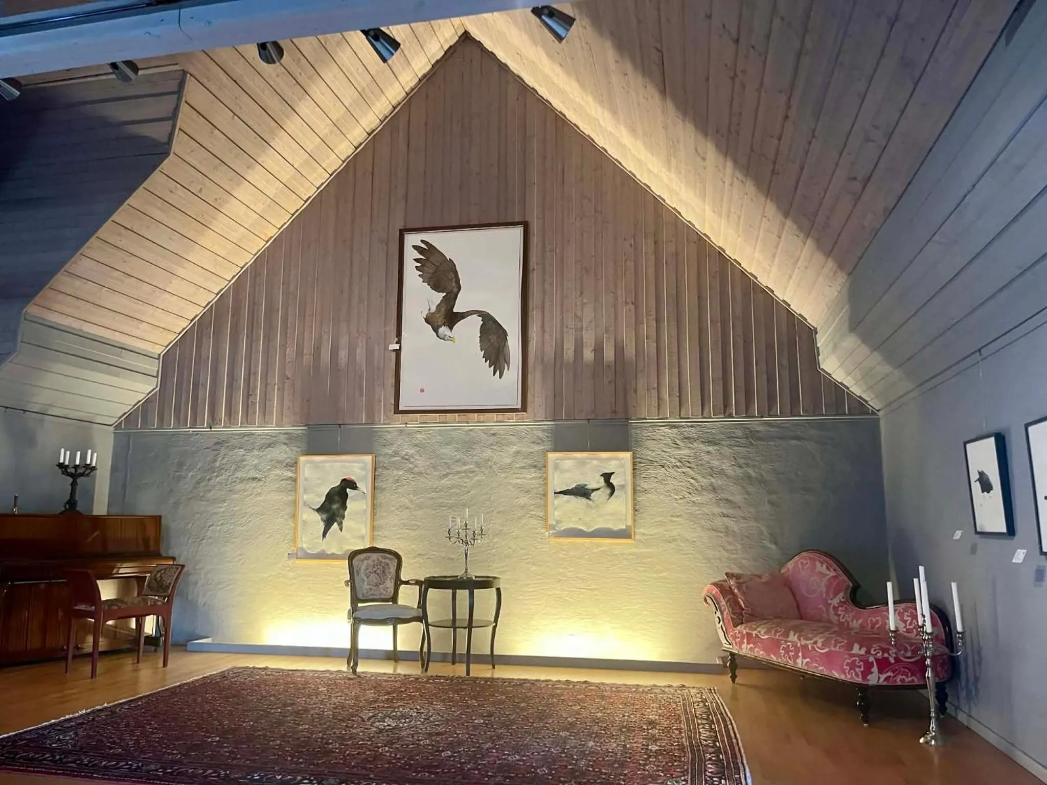 Communal lounge/ TV room in Mellby Atelier på Österlen