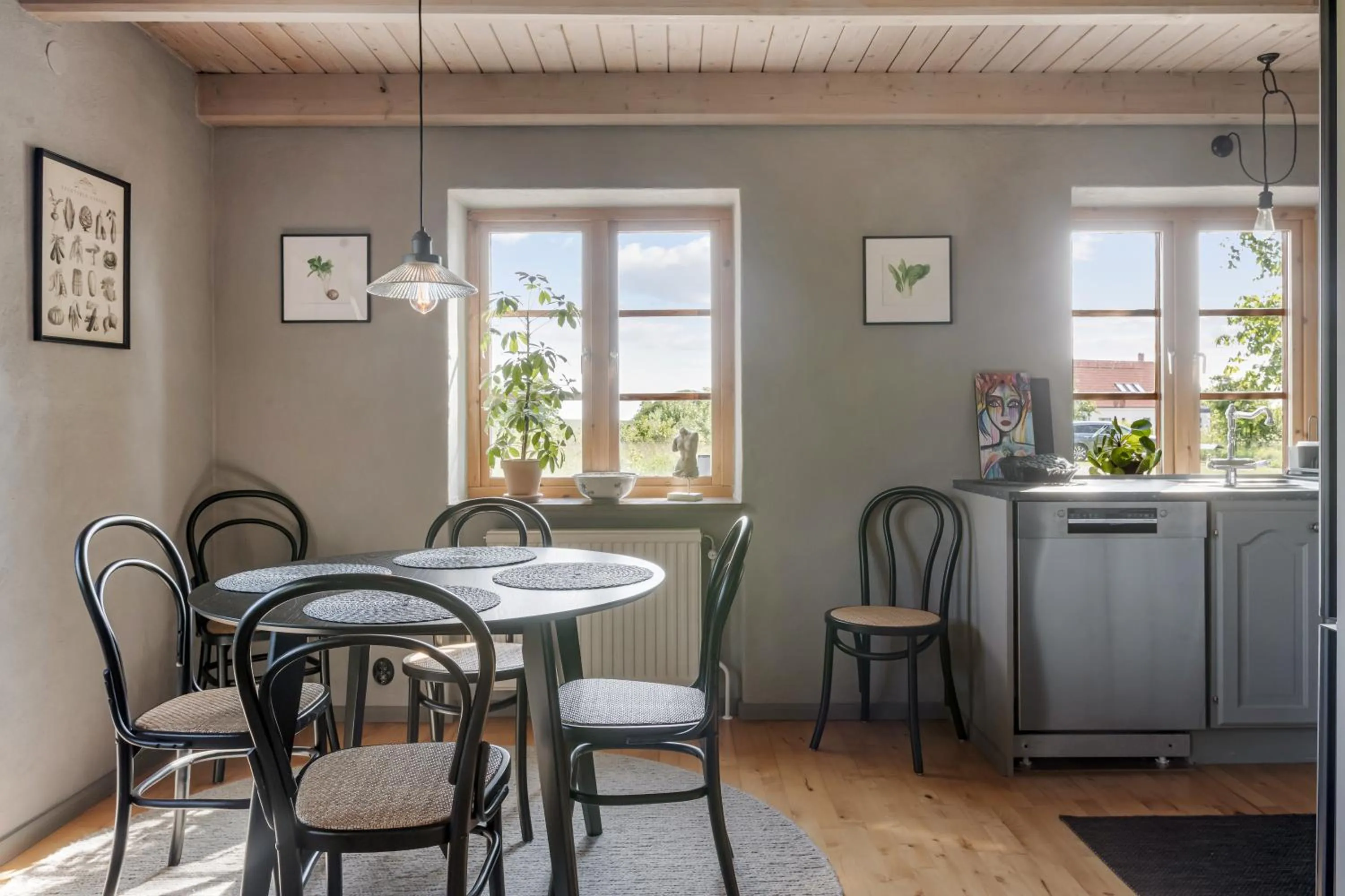 kitchen in Mellby Atelier på Österlen