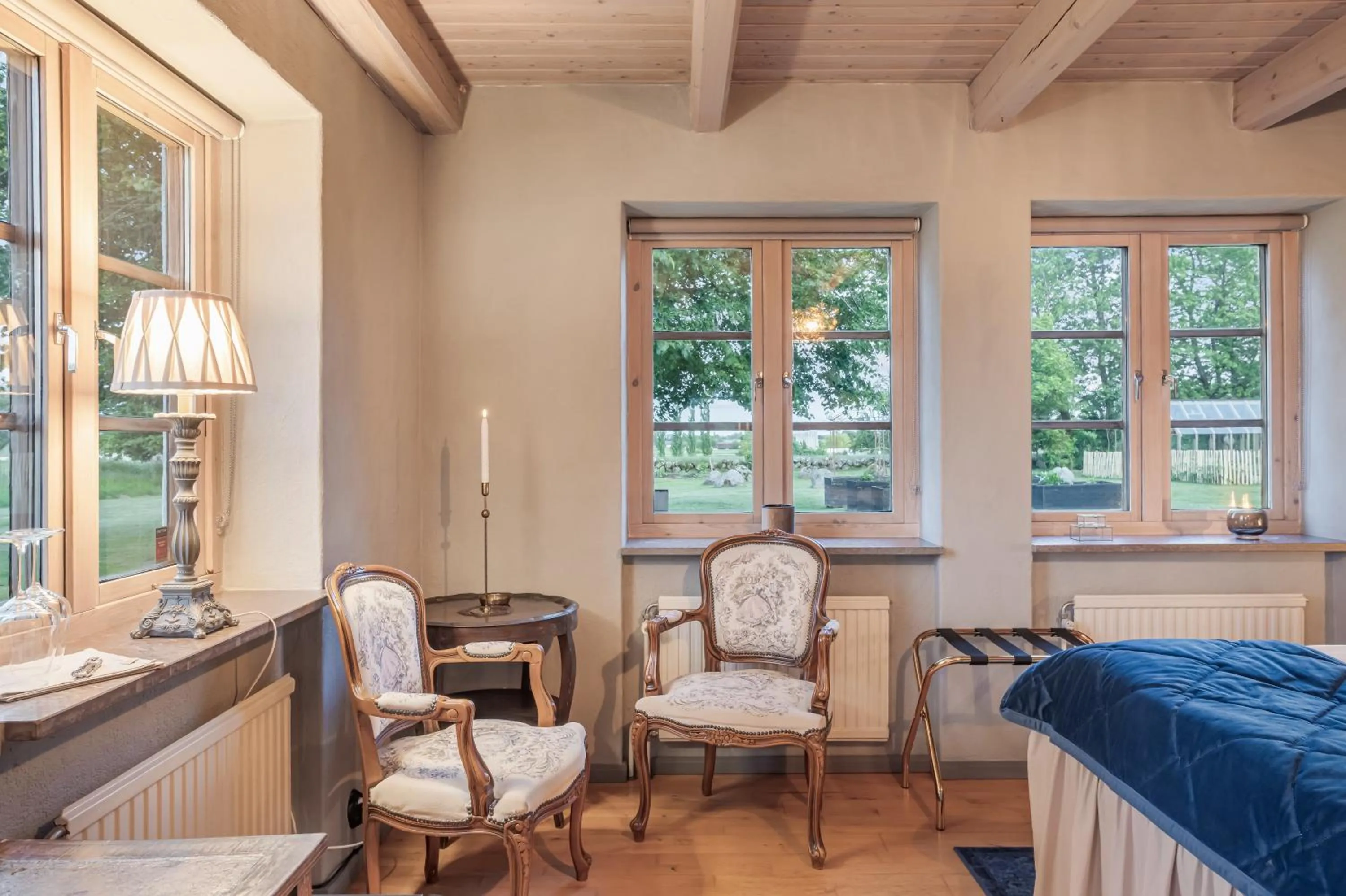 Bedroom, Bed in Mellby Atelier på Österlen