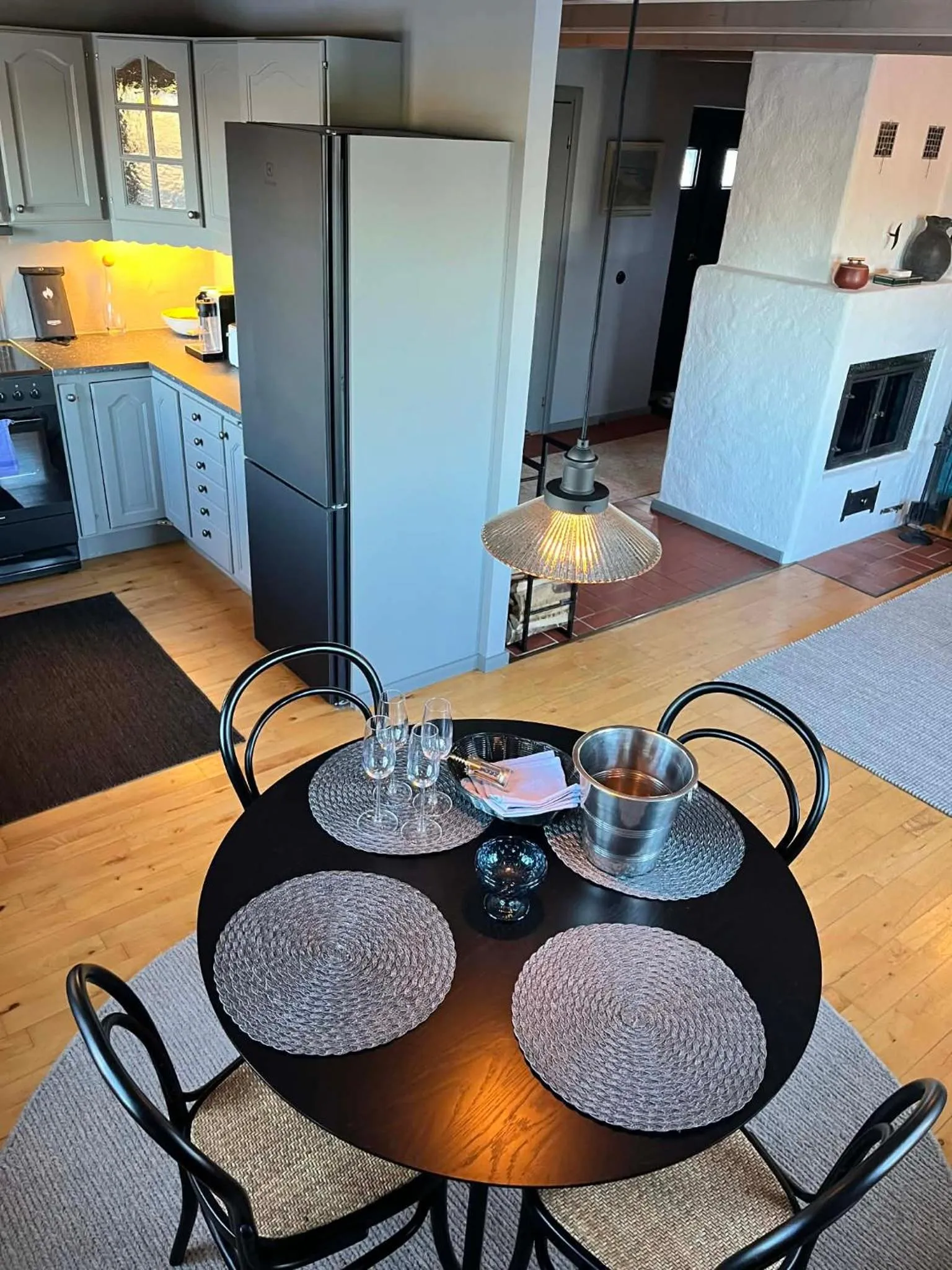 kitchen in Mellby Atelier på Österlen