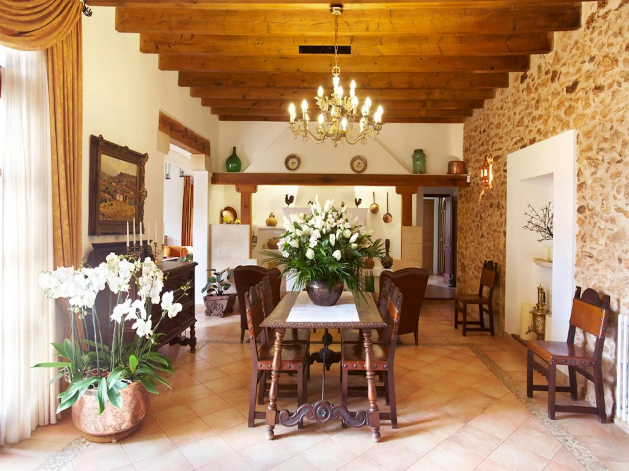 Communal lounge/ TV room in Puig de Ros d’Alt