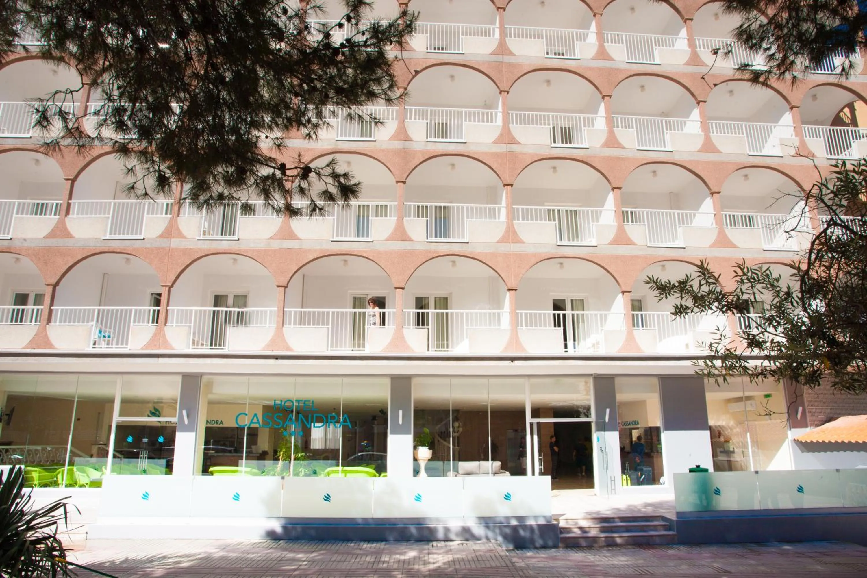 Facade/entrance in Hotel Cassandra