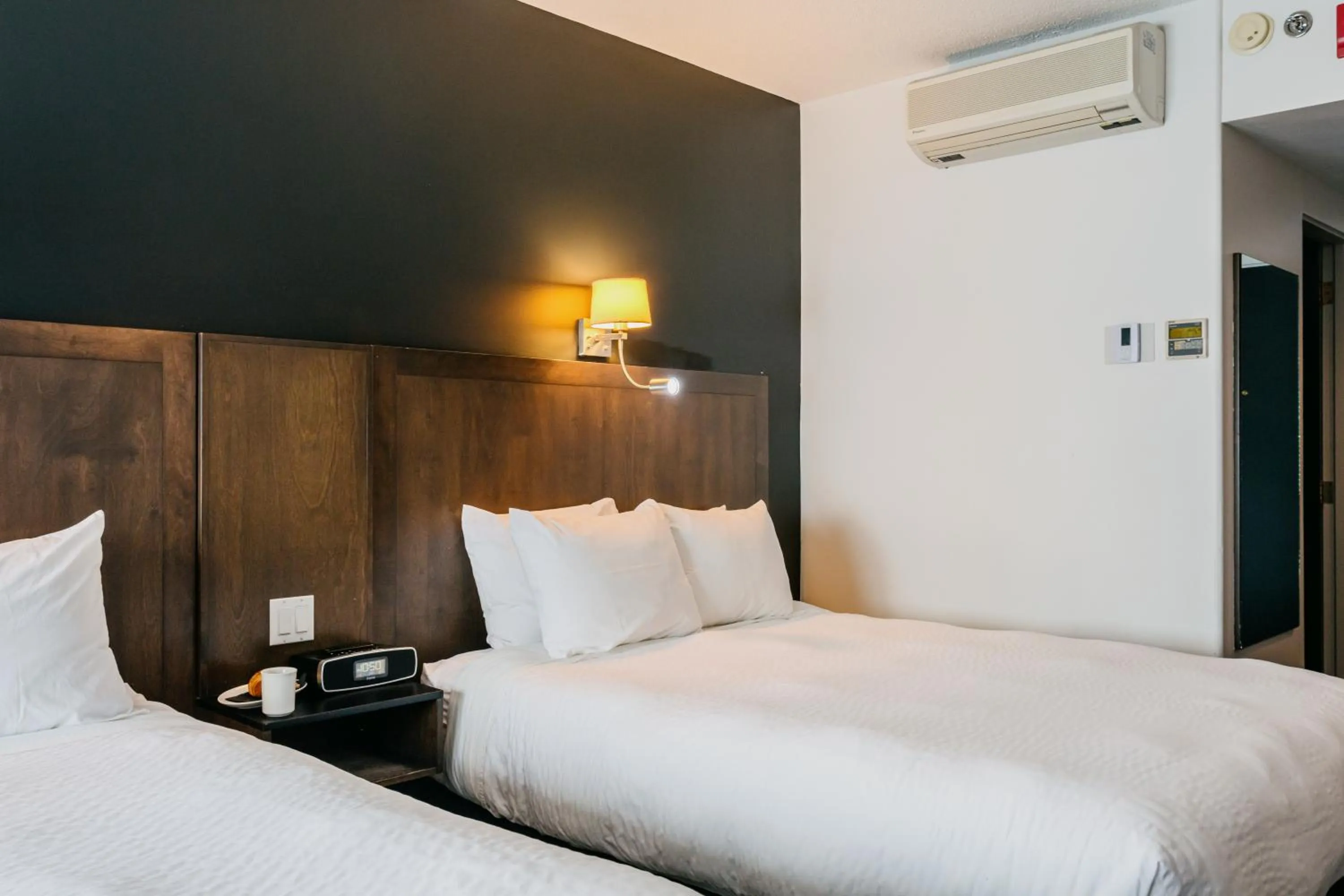 Bed in Riotel Matane