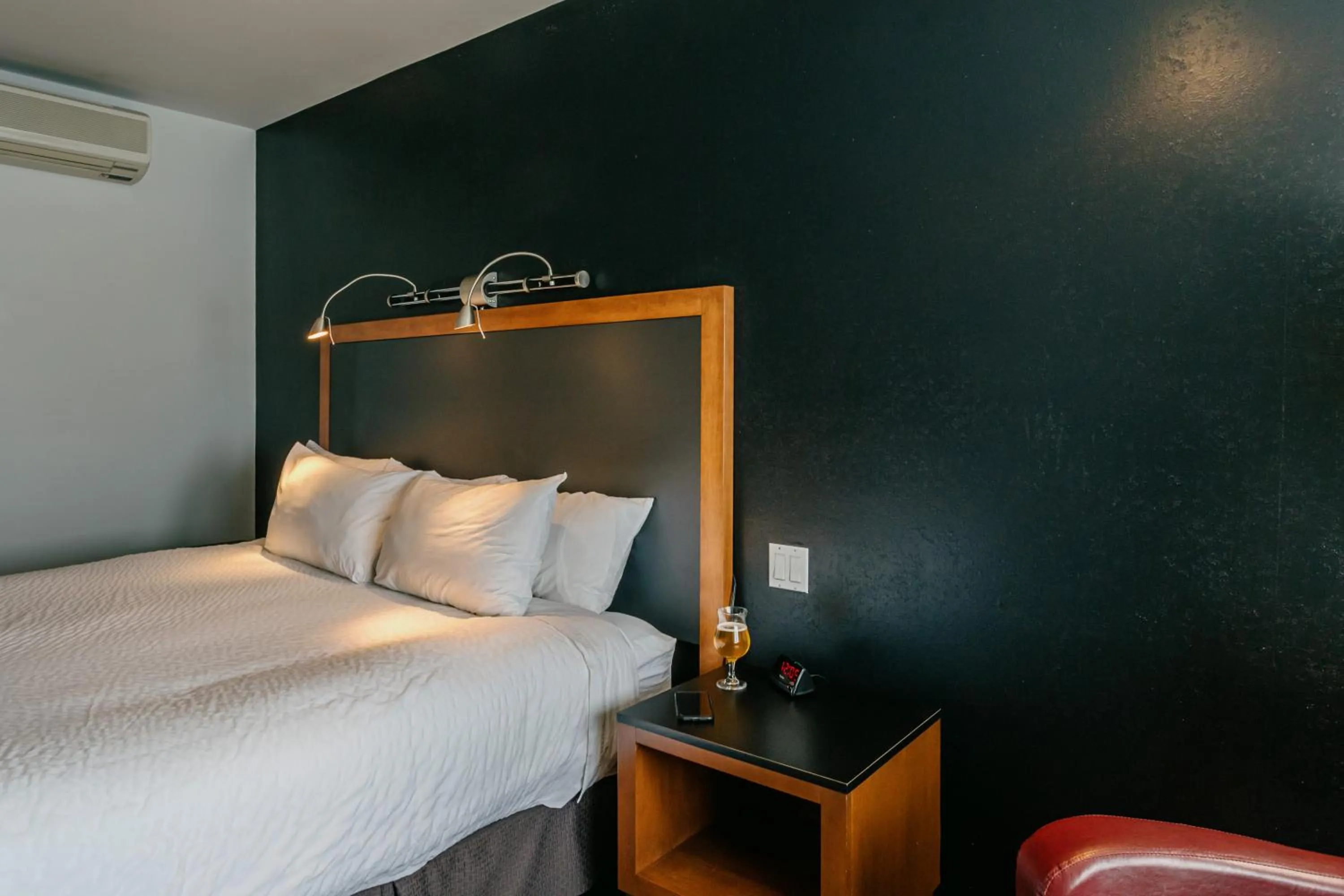 Bed in Riotel Matane