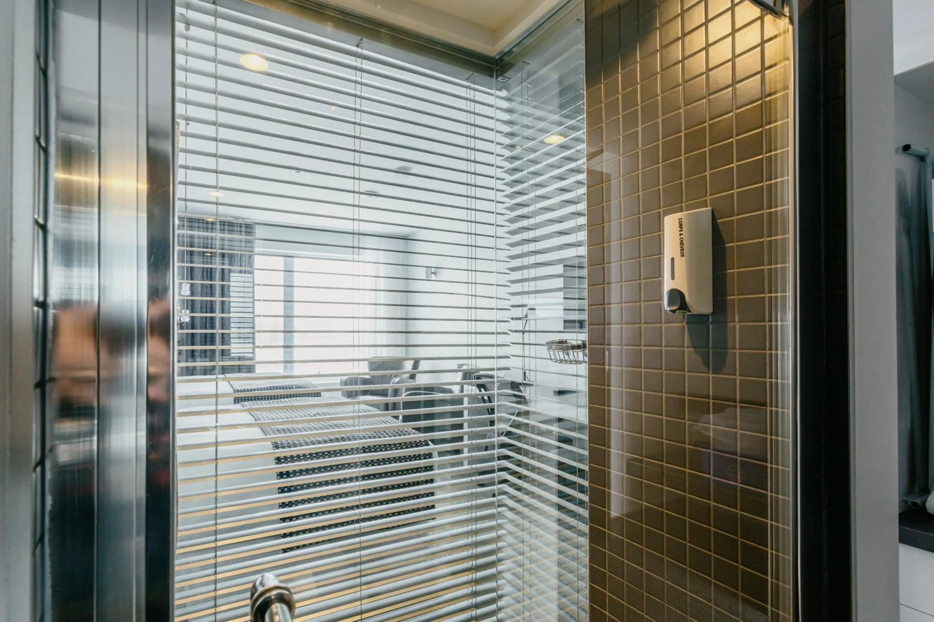 Shower in Riotel Matane