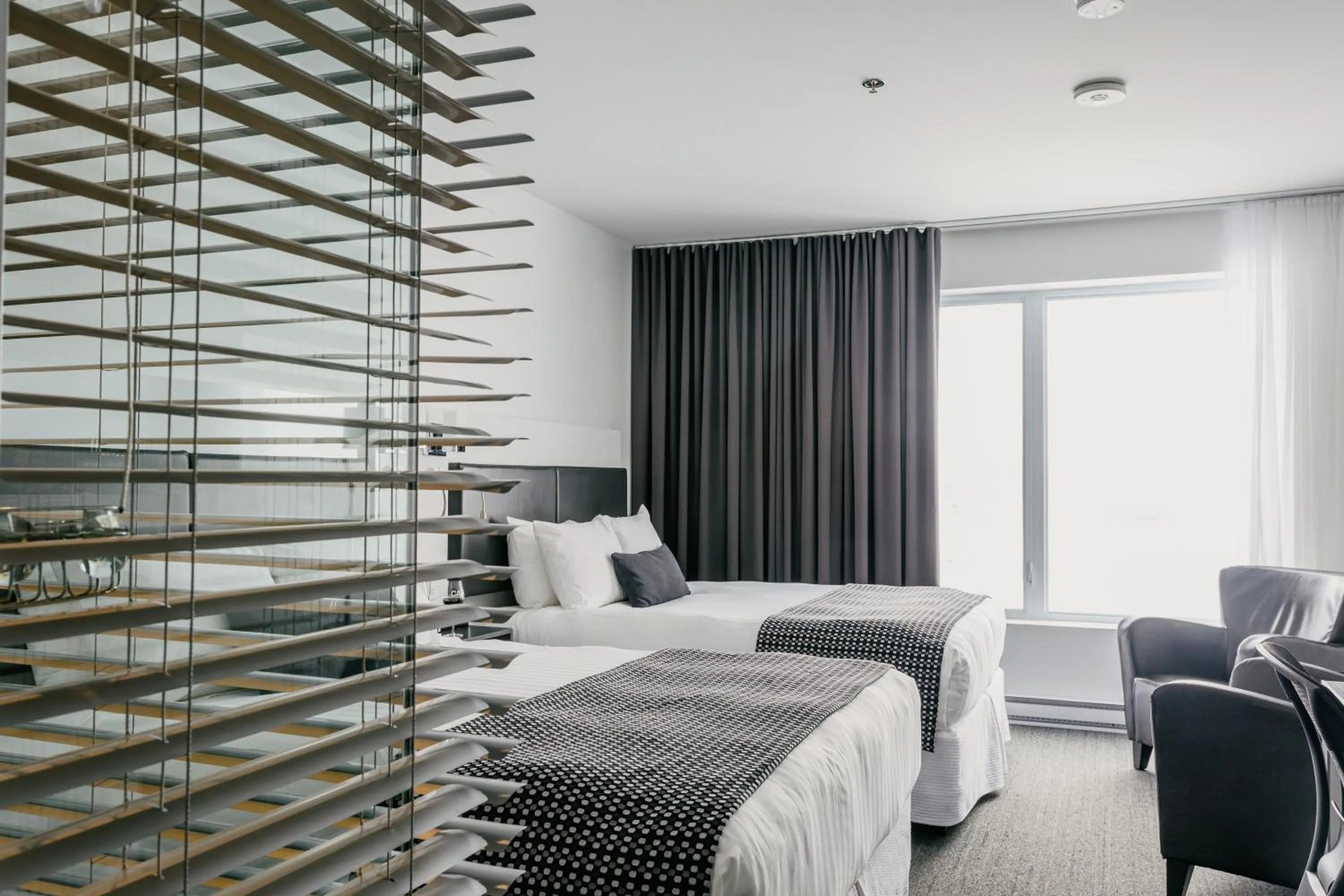 Bed in Riotel Matane