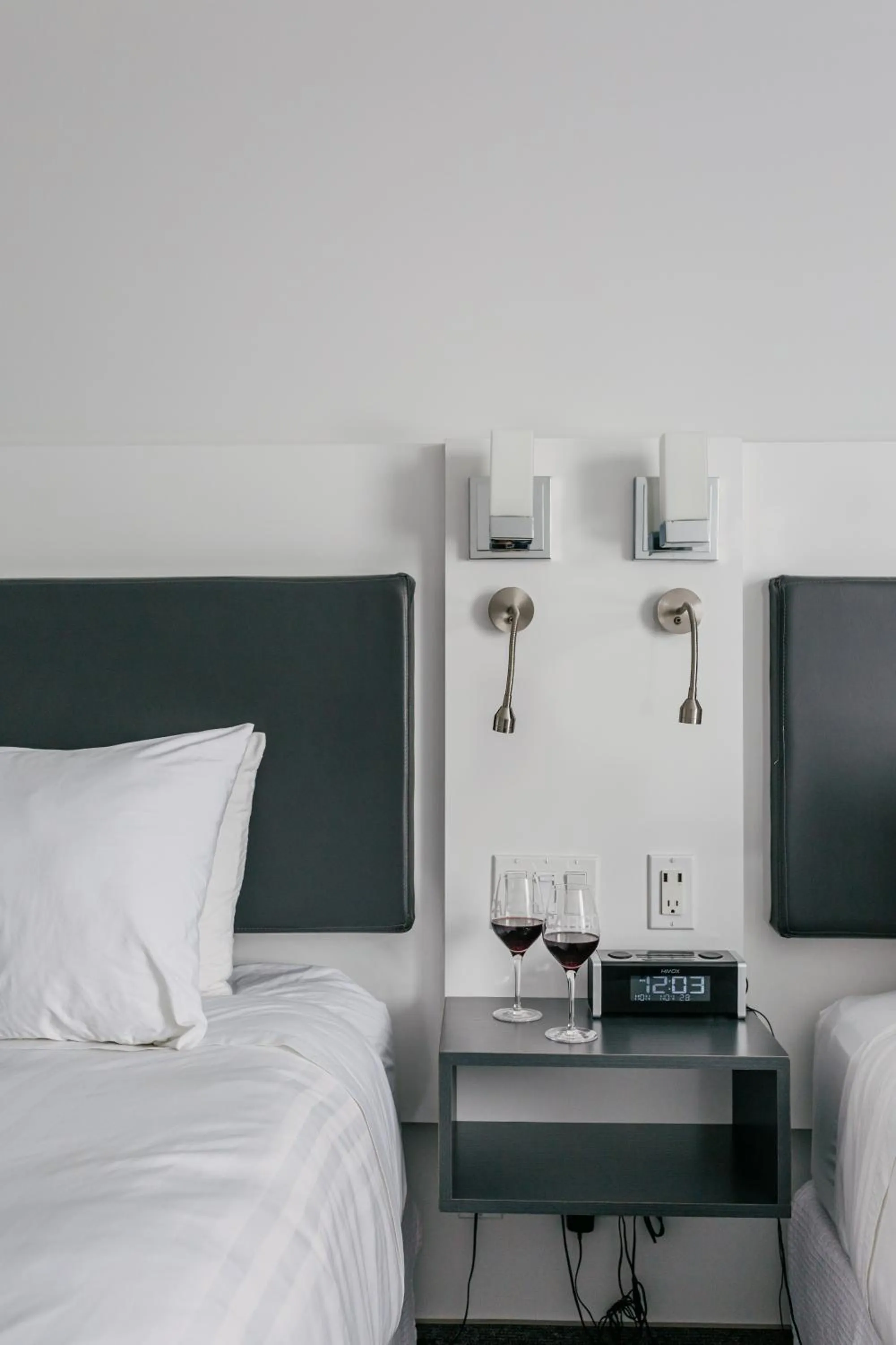 Bed in Riotel Matane