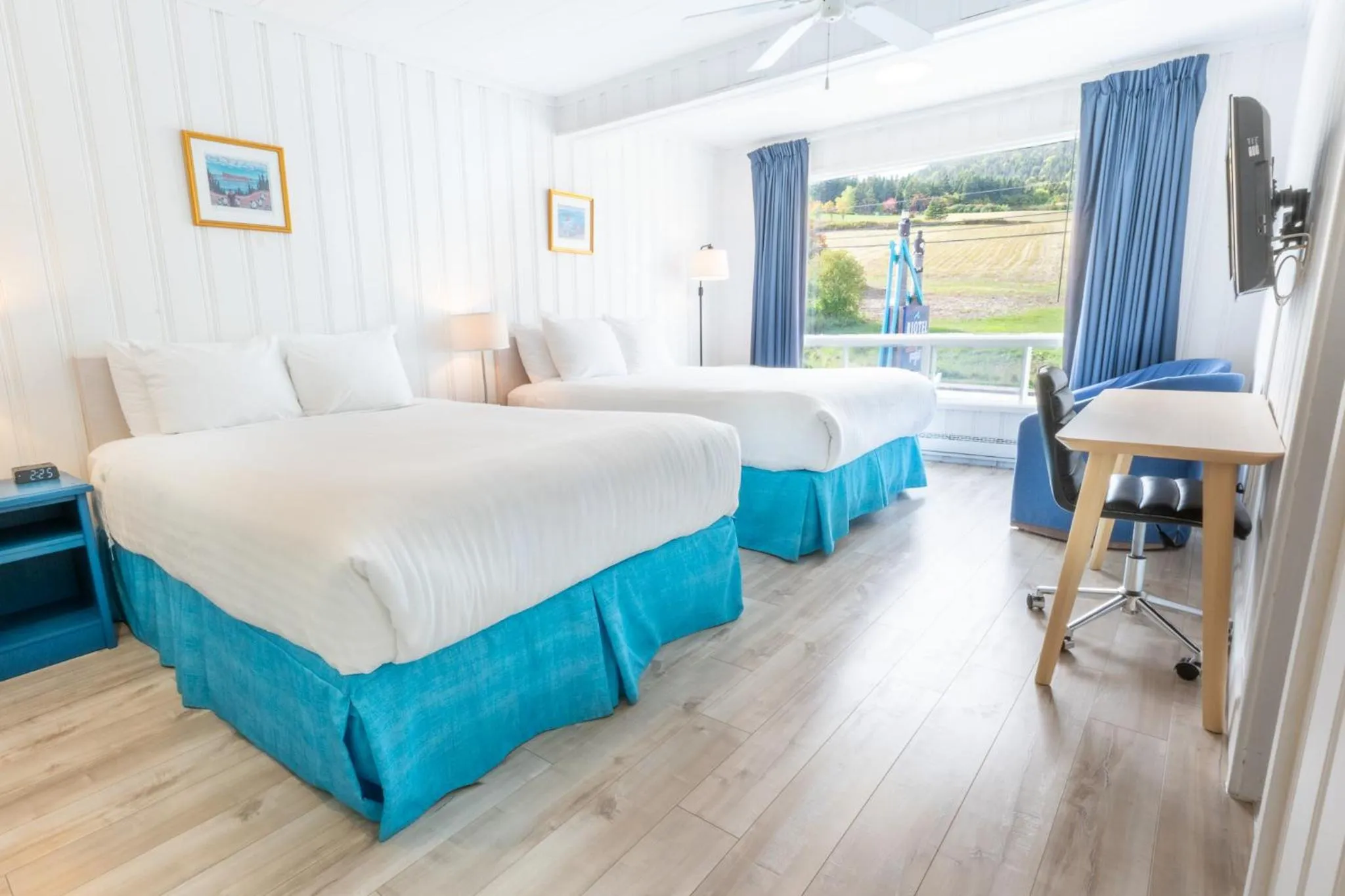 Bedroom, Bed in Riotel Perce