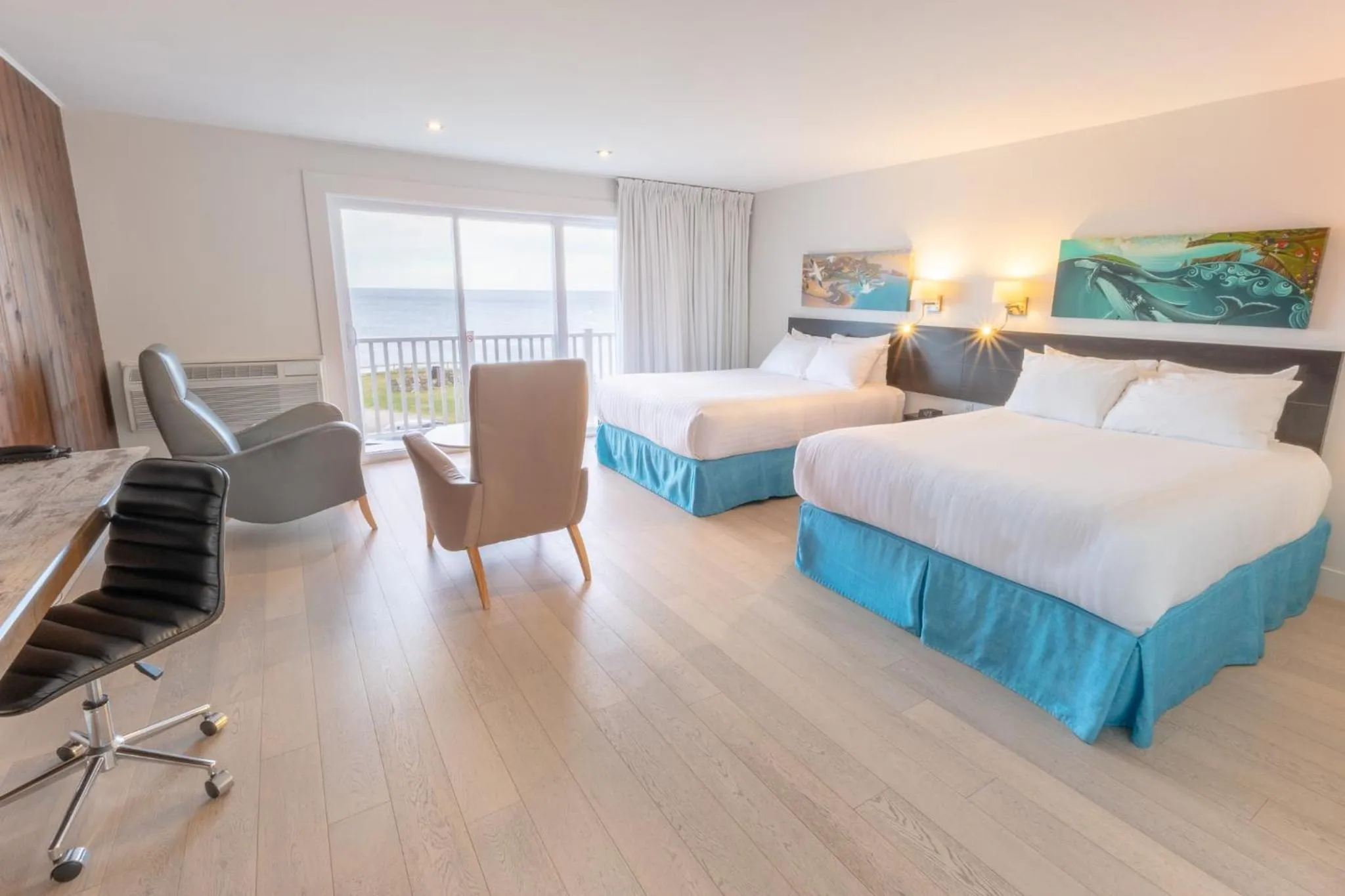 Bedroom, Bed in Riotel Perce