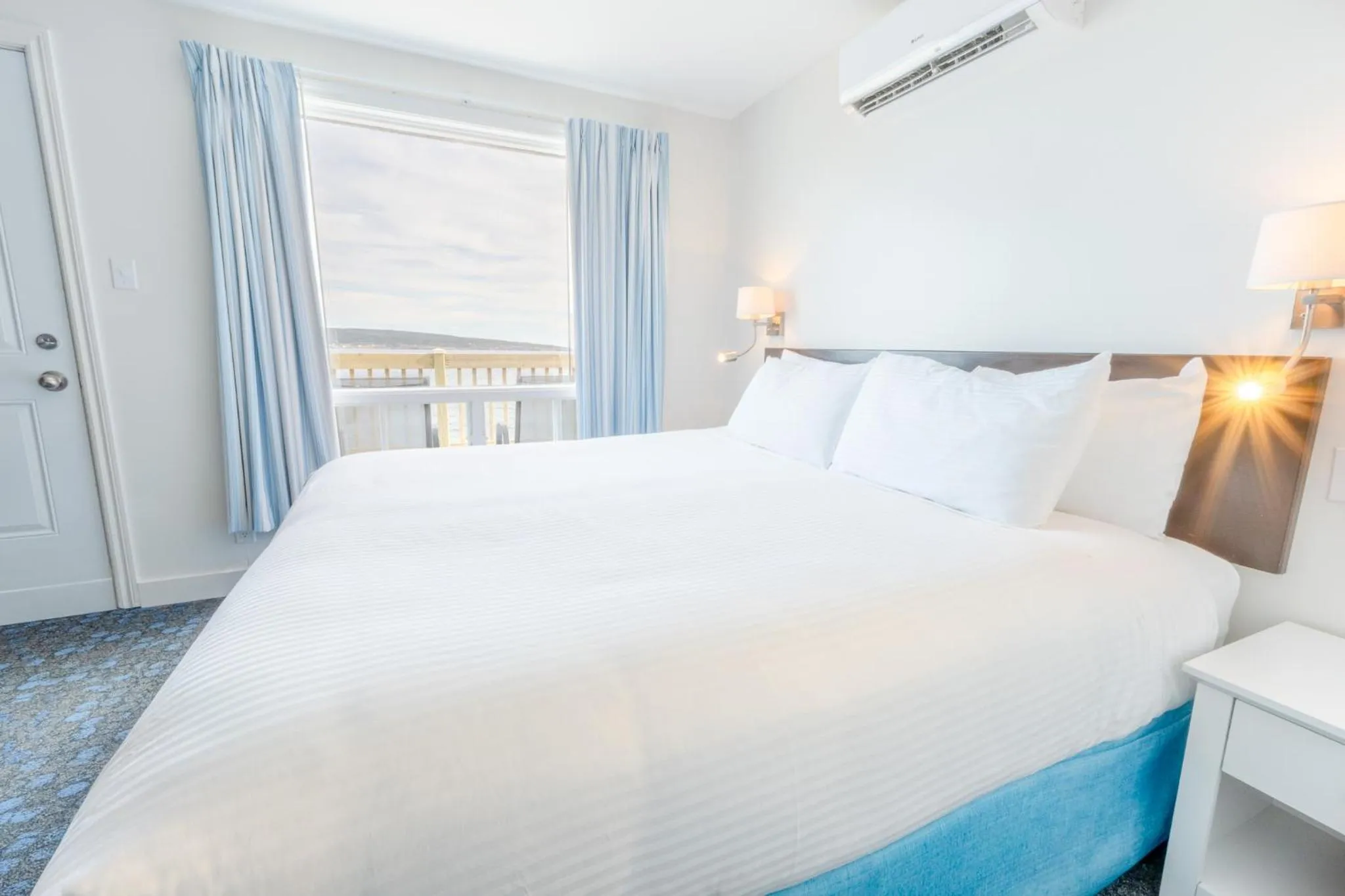 Bedroom, Bed in Riotel Perce